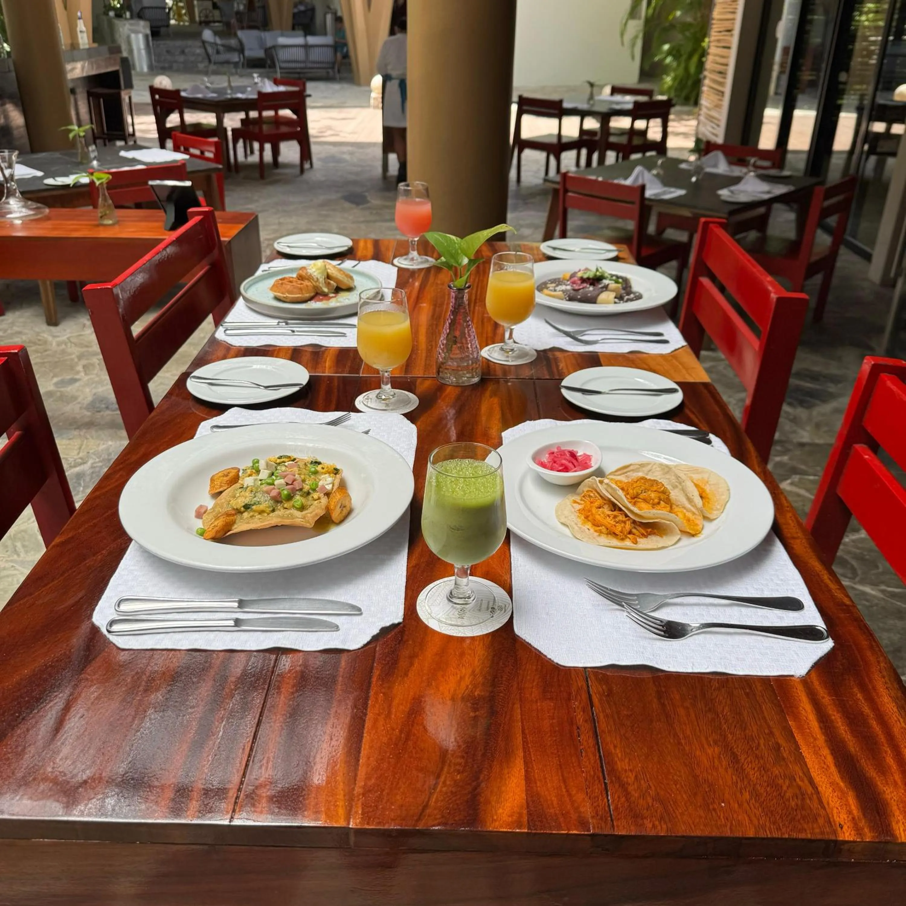 Continental breakfast in The Explorean Cozumel All Inclusive