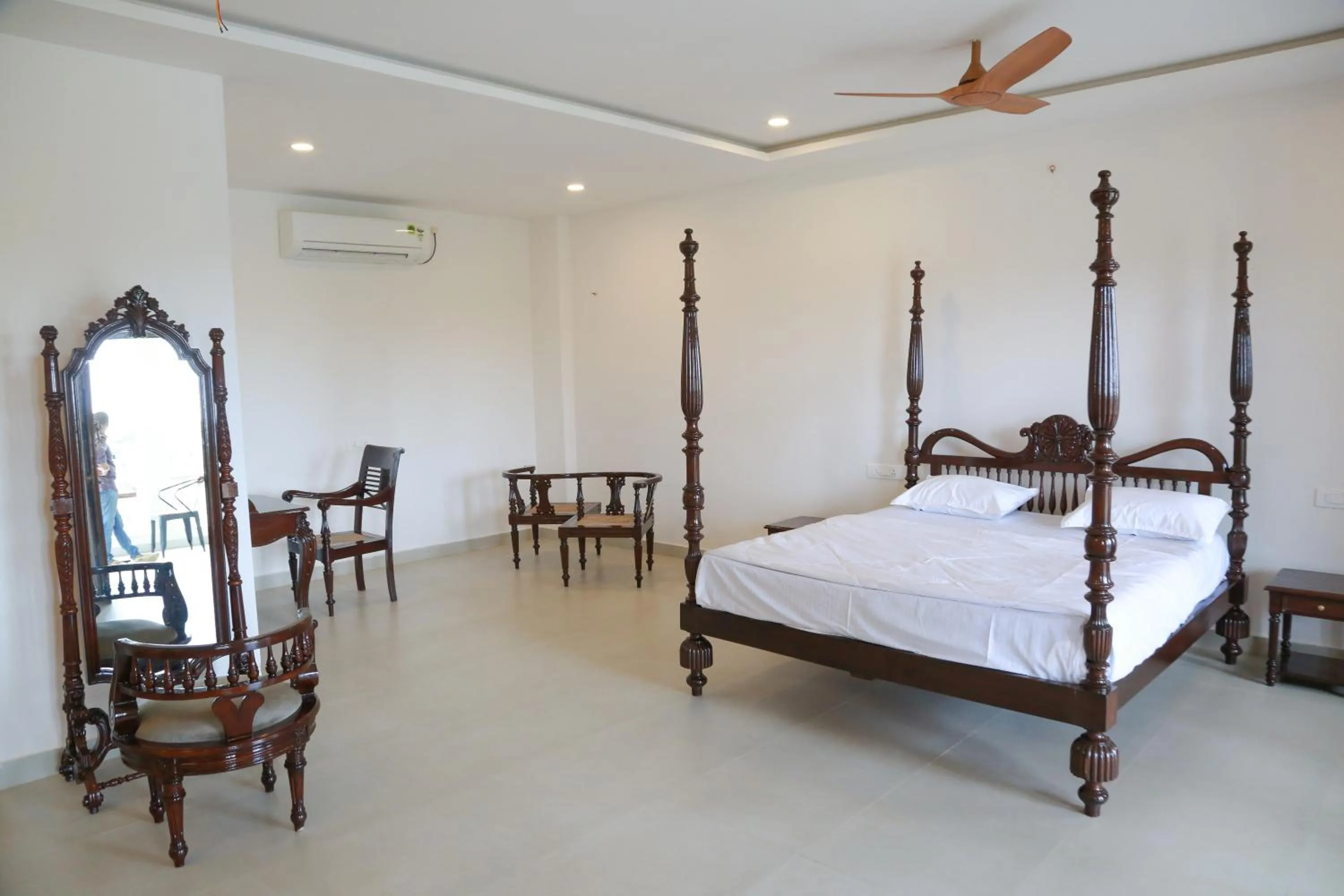 Photo of the whole room, Bed in The Bheemili House