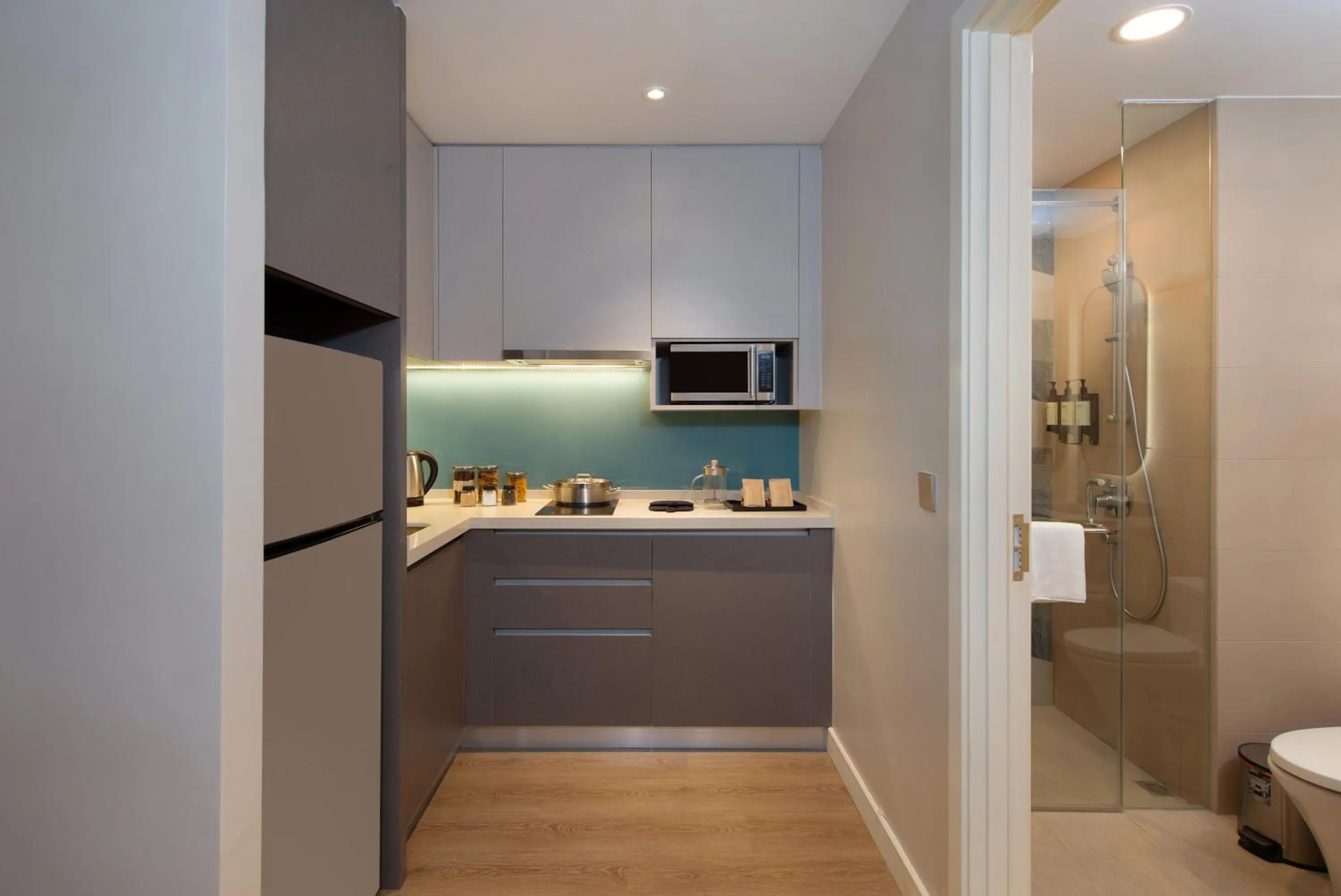 Kitchen or kitchenette in Citadines Roces Quezon City