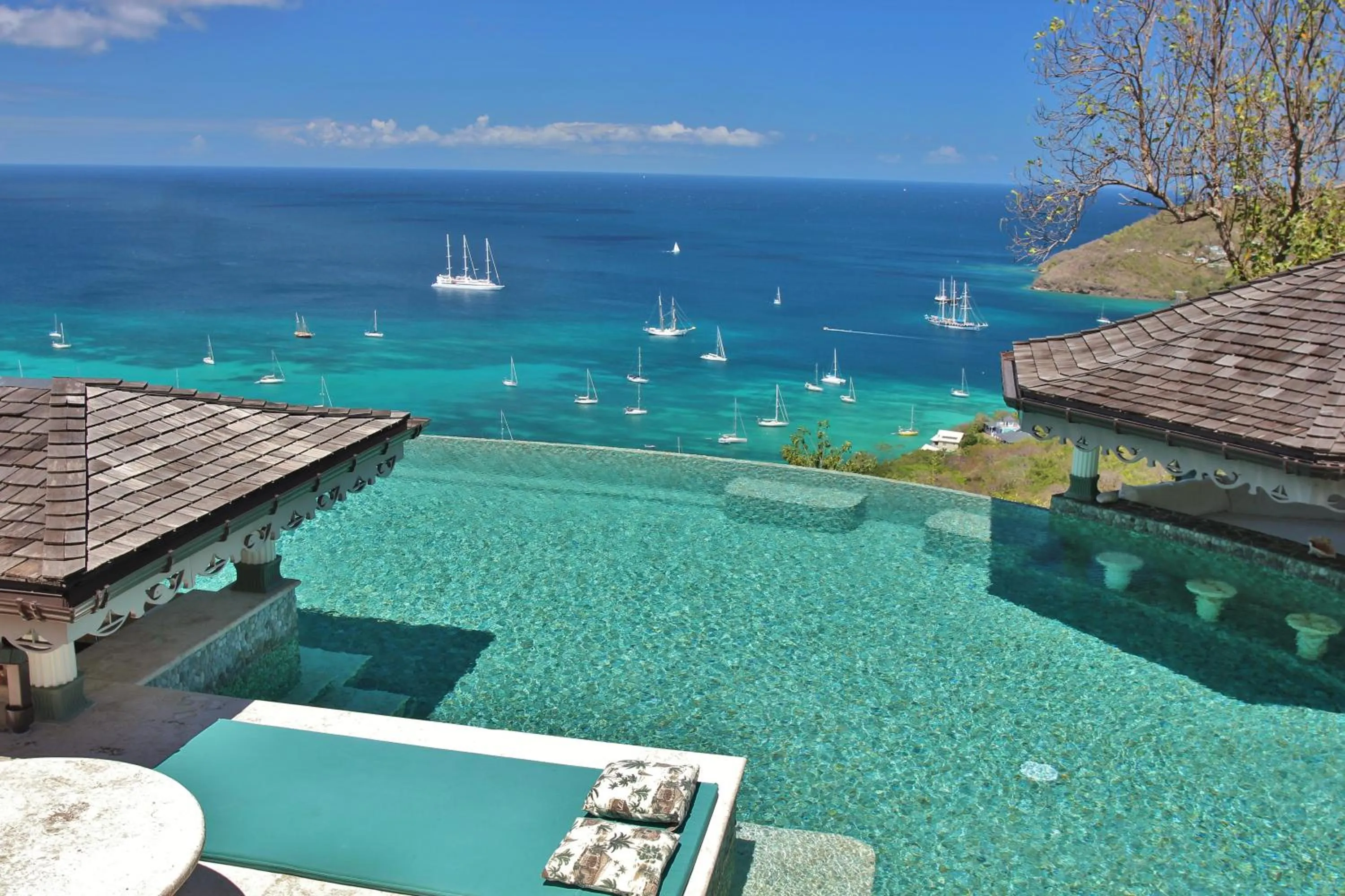 Pool view in Tropical Hideaway