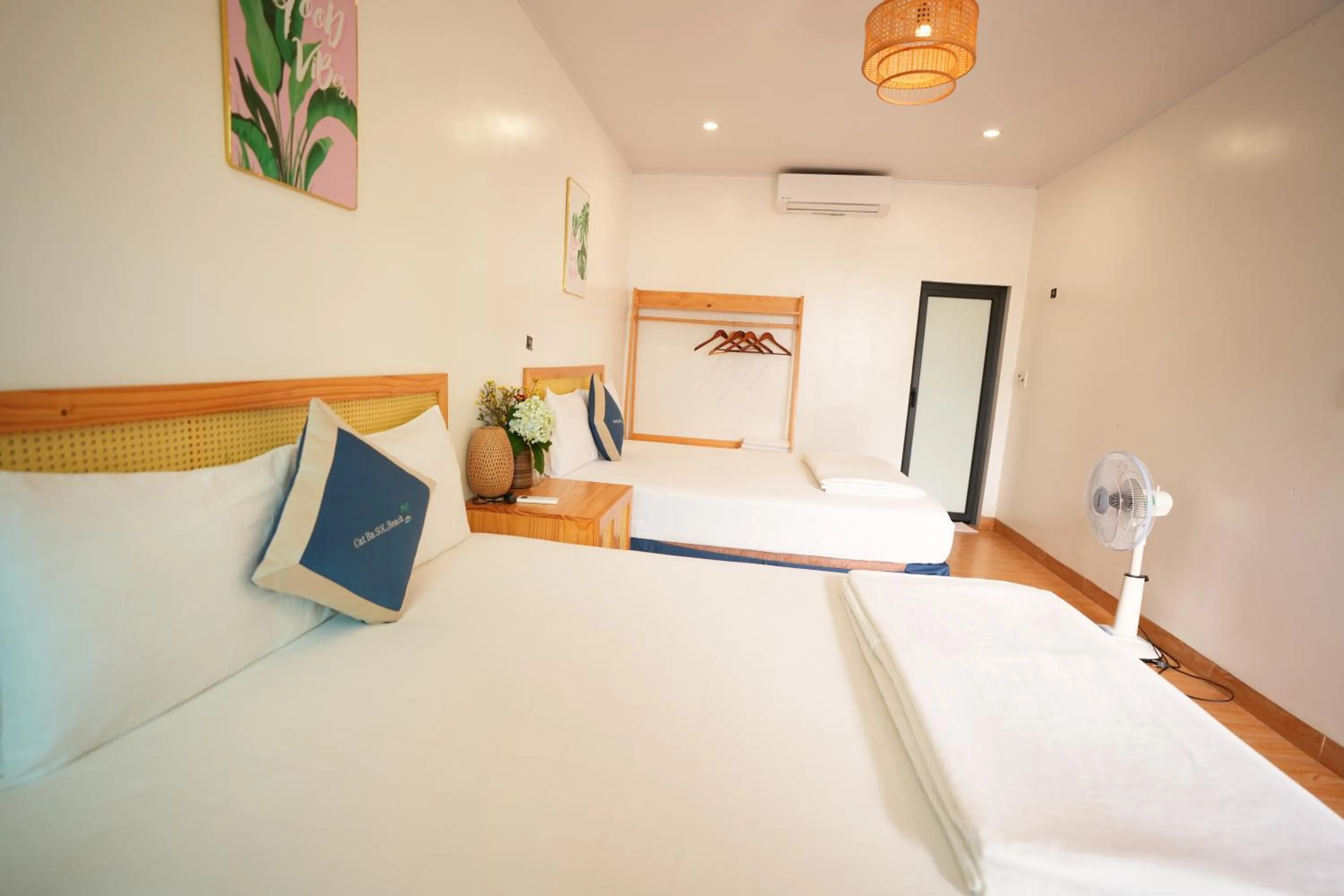 Bed in Woodstock Beach Camp