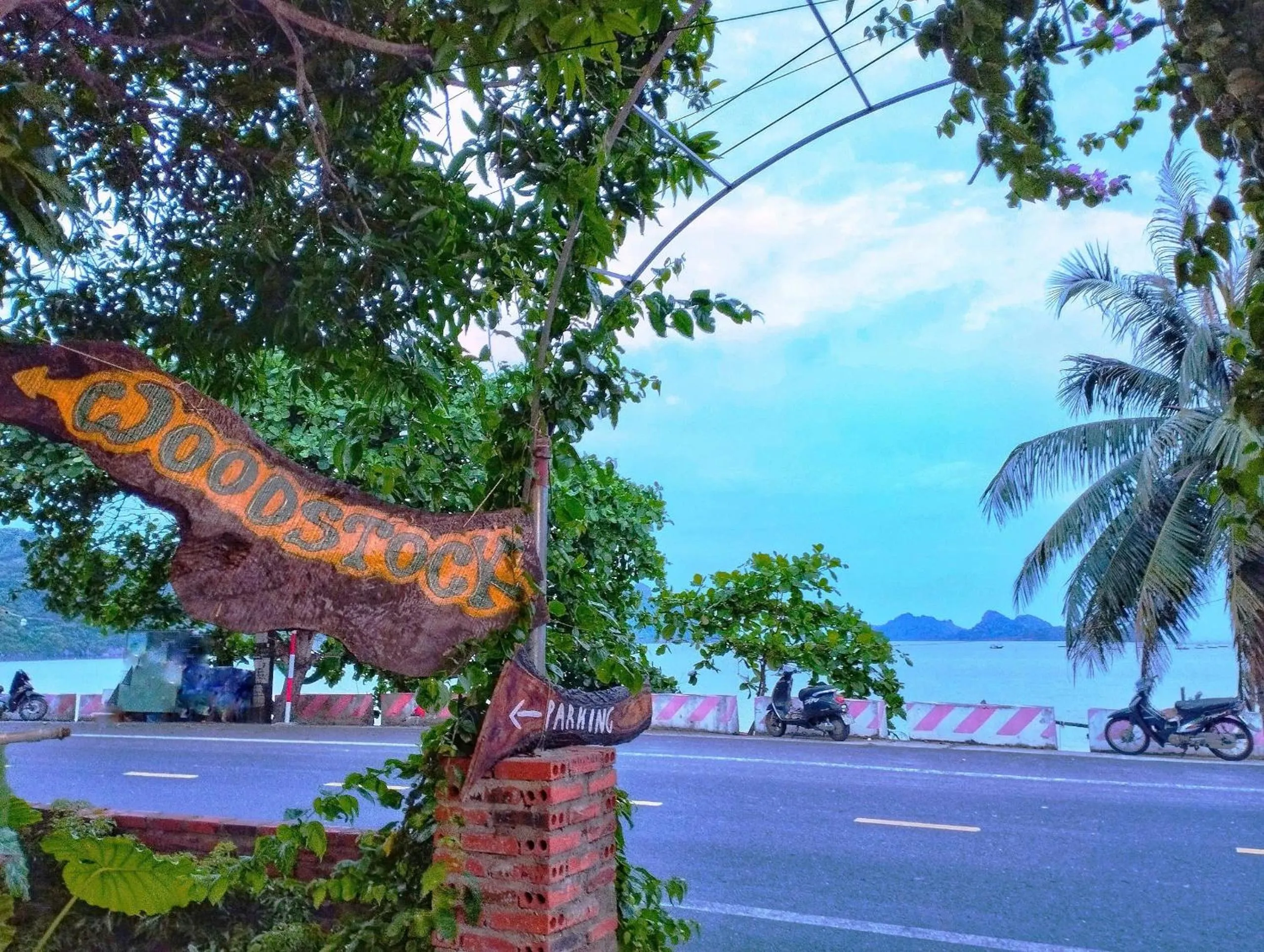 Sea view in Woodstock Beach Camp