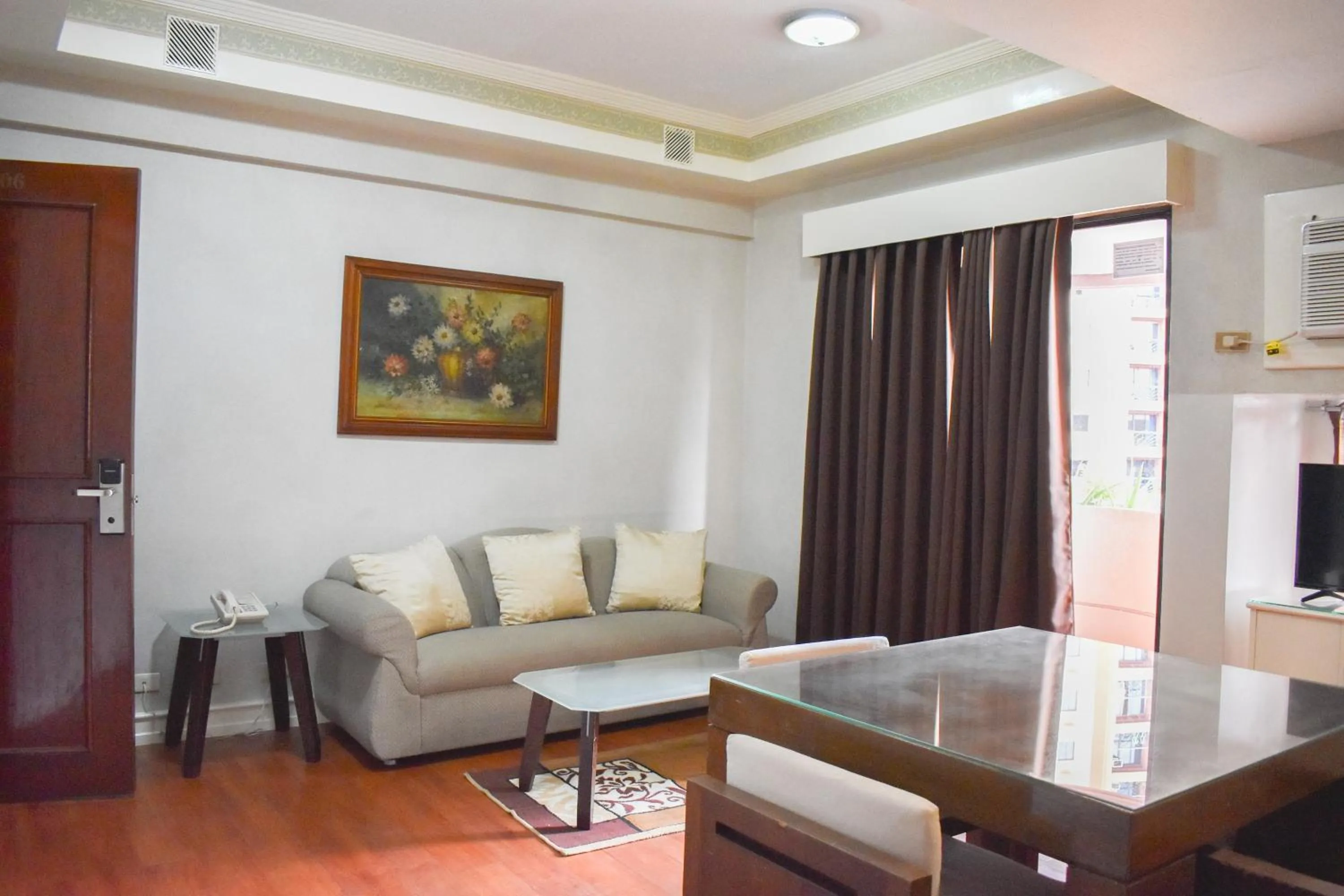 Living room in Sunette Tower Suites Makati