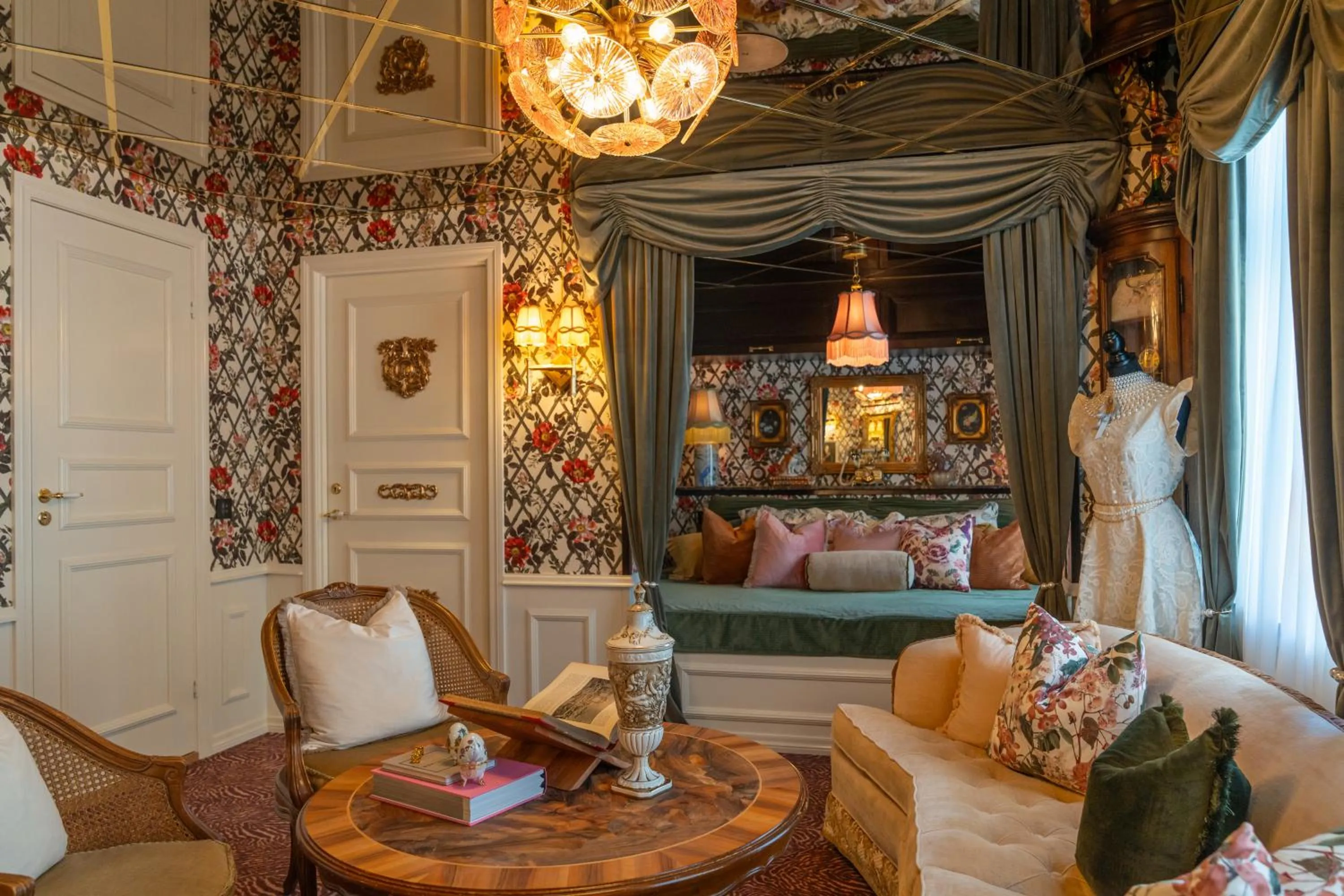 Living room in Charmante Skostredet Hôtel