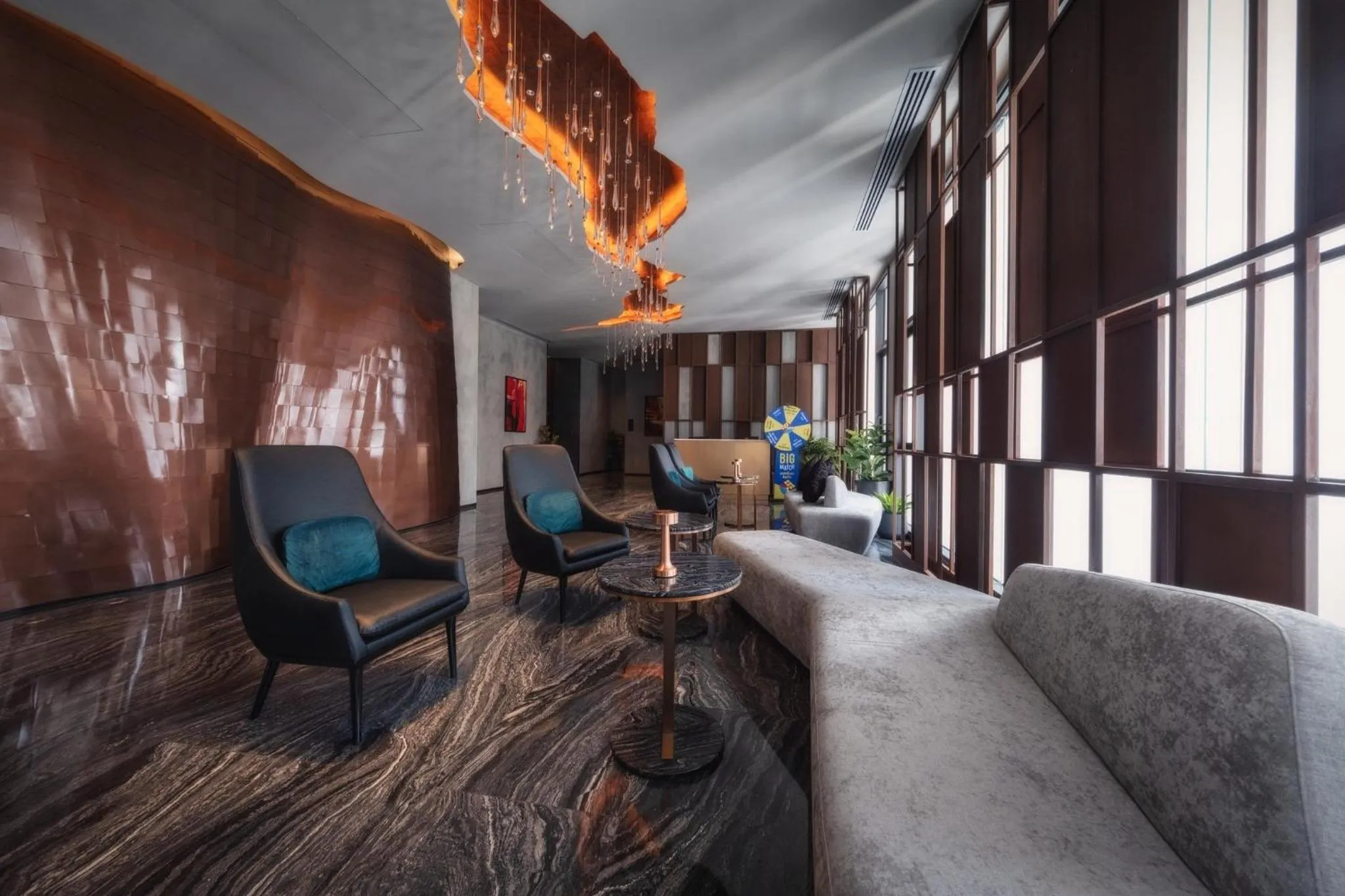 Seating area in The EDGE Central Pattaya