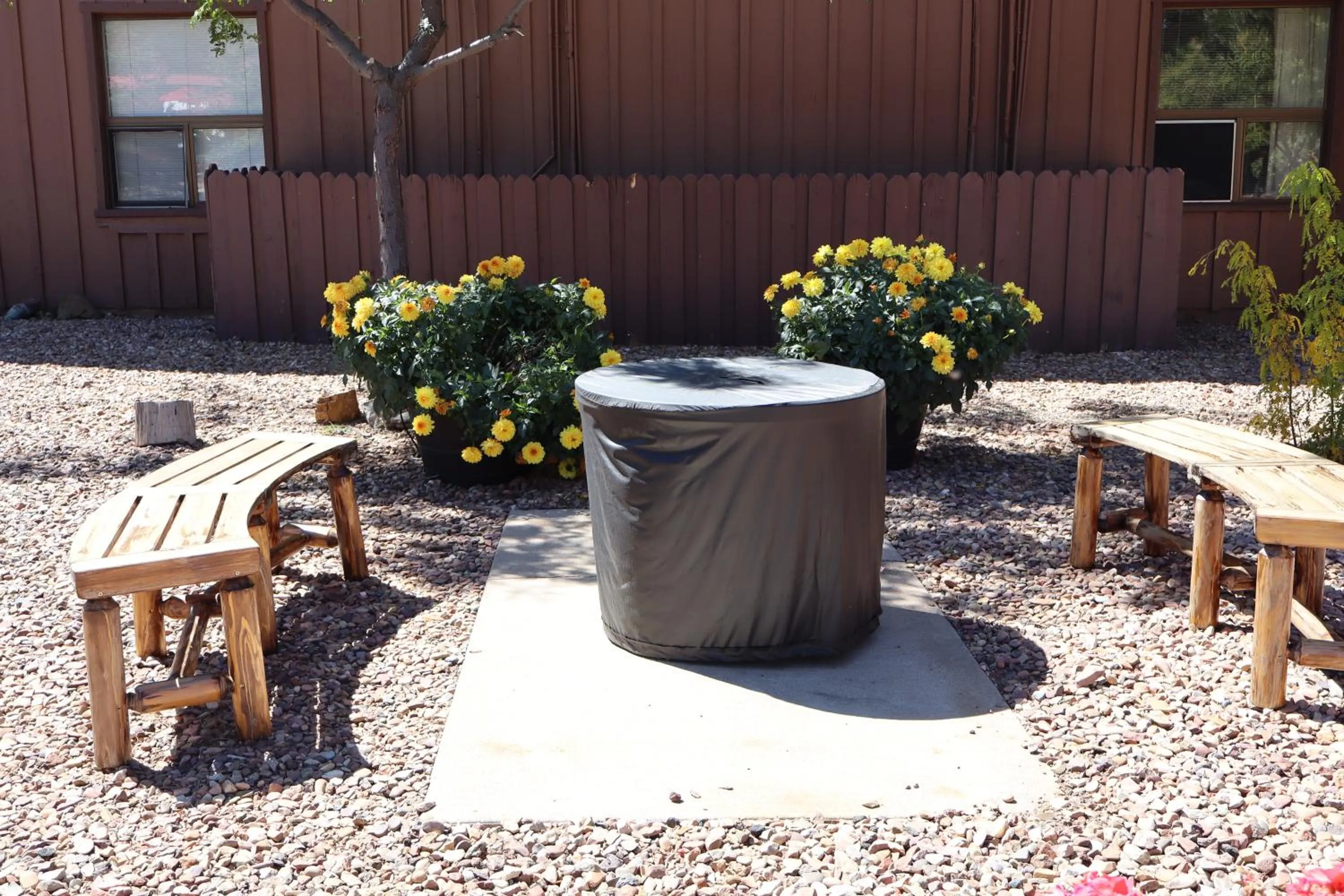 Garden view in Roundhouse Resort