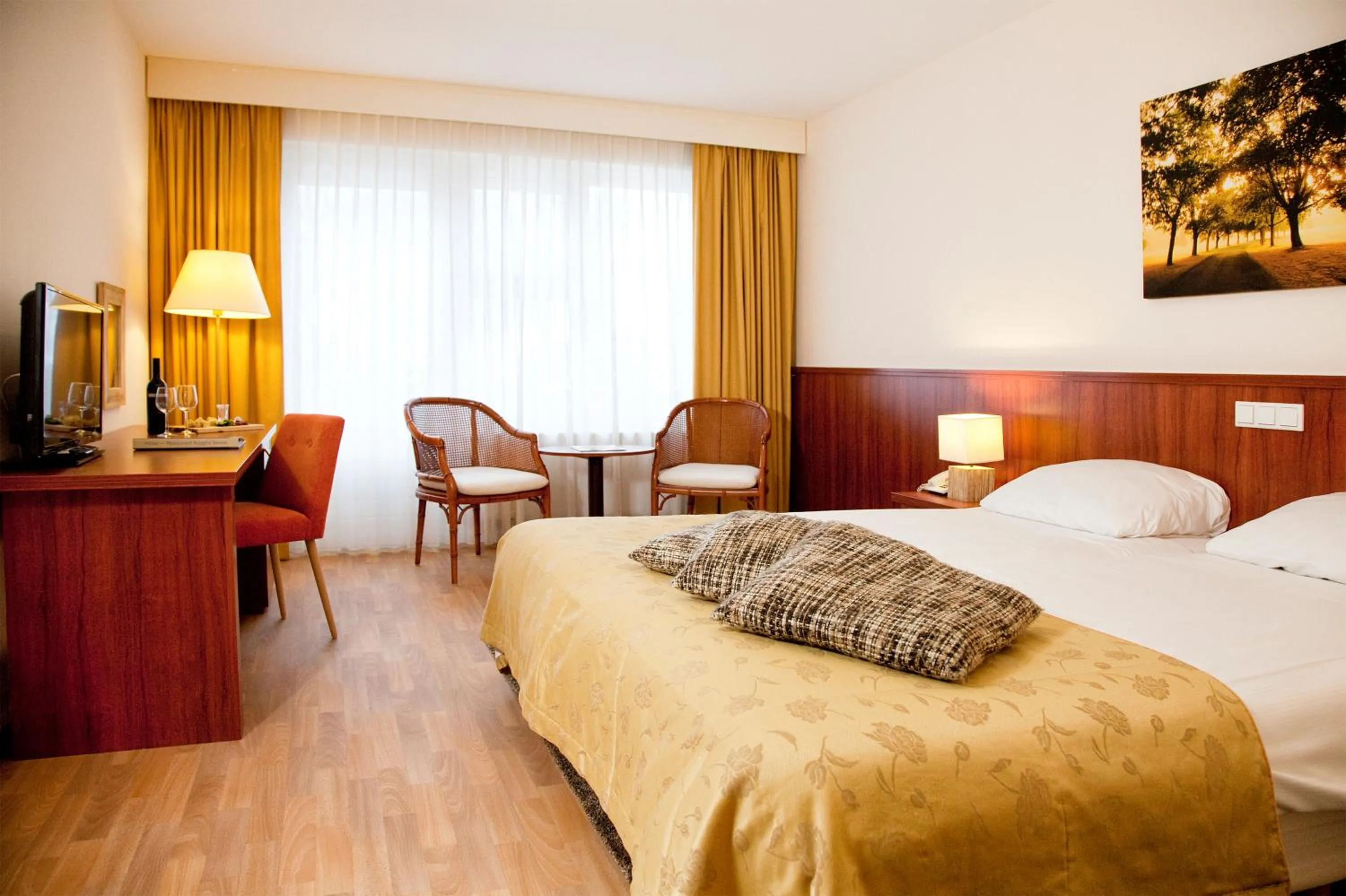 Bed in Hotel-Restaurant Ruyghe Venne