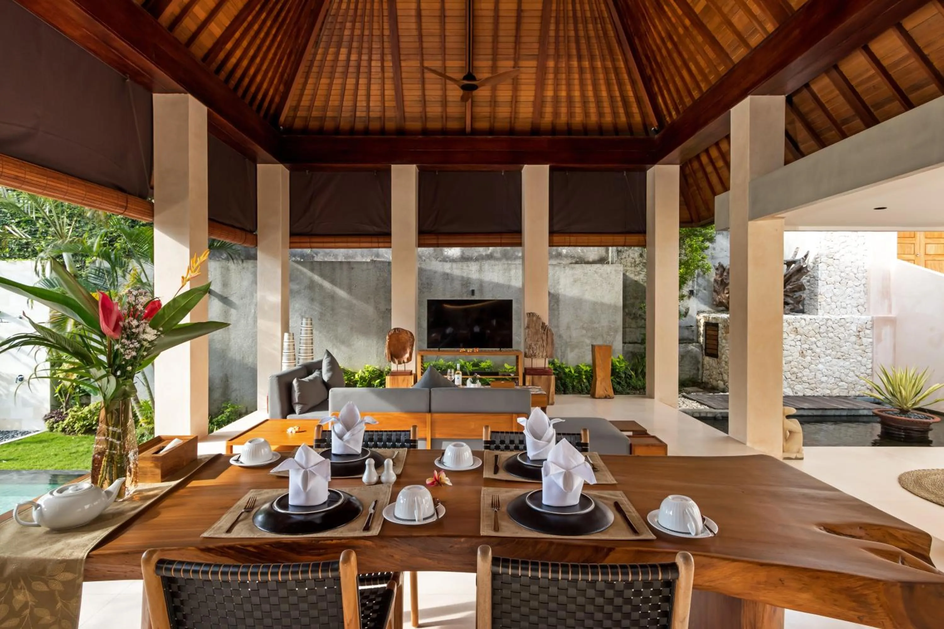 Living room in Navya Villas