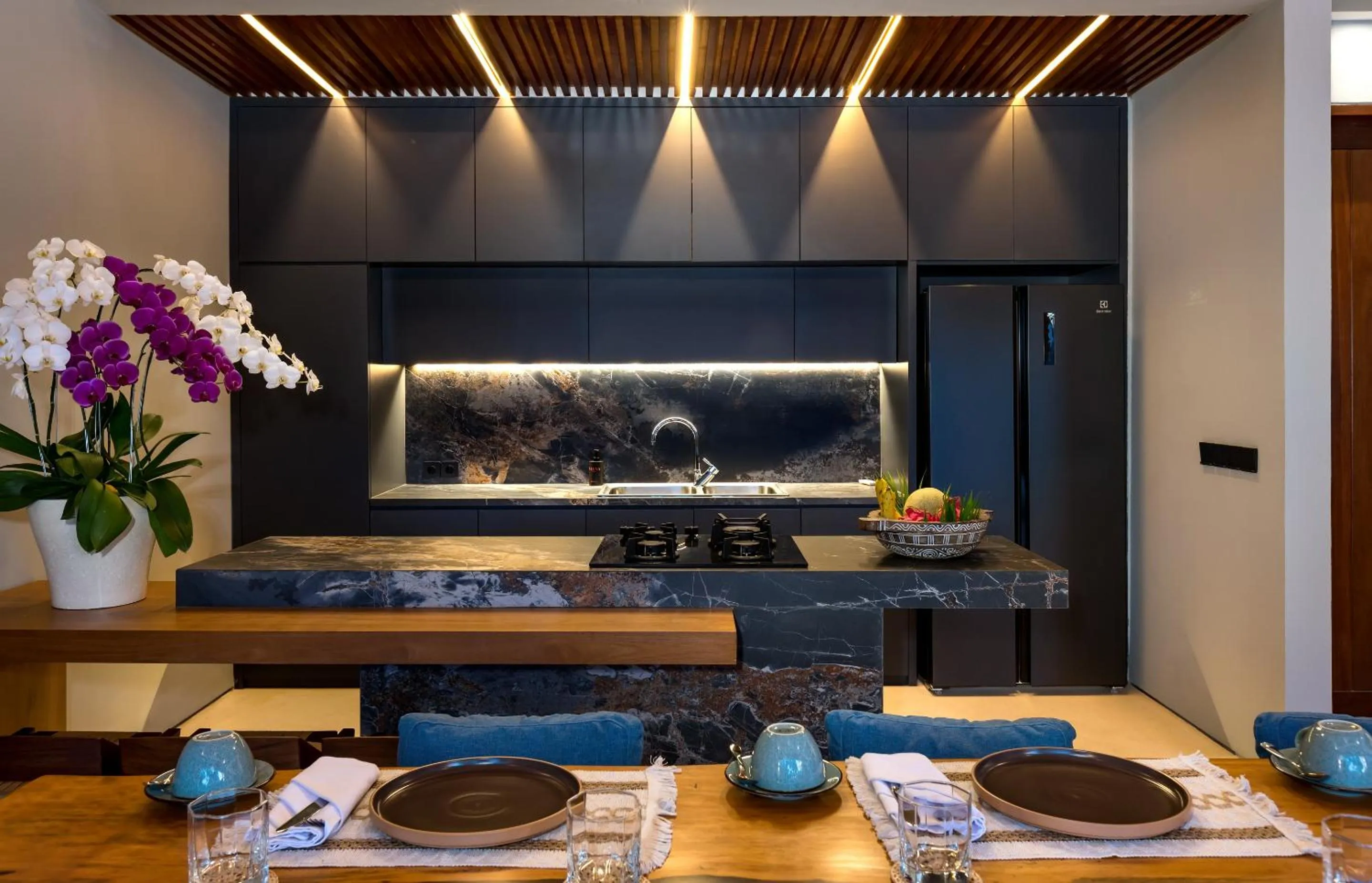 Kitchen or kitchenette in Navya Villas