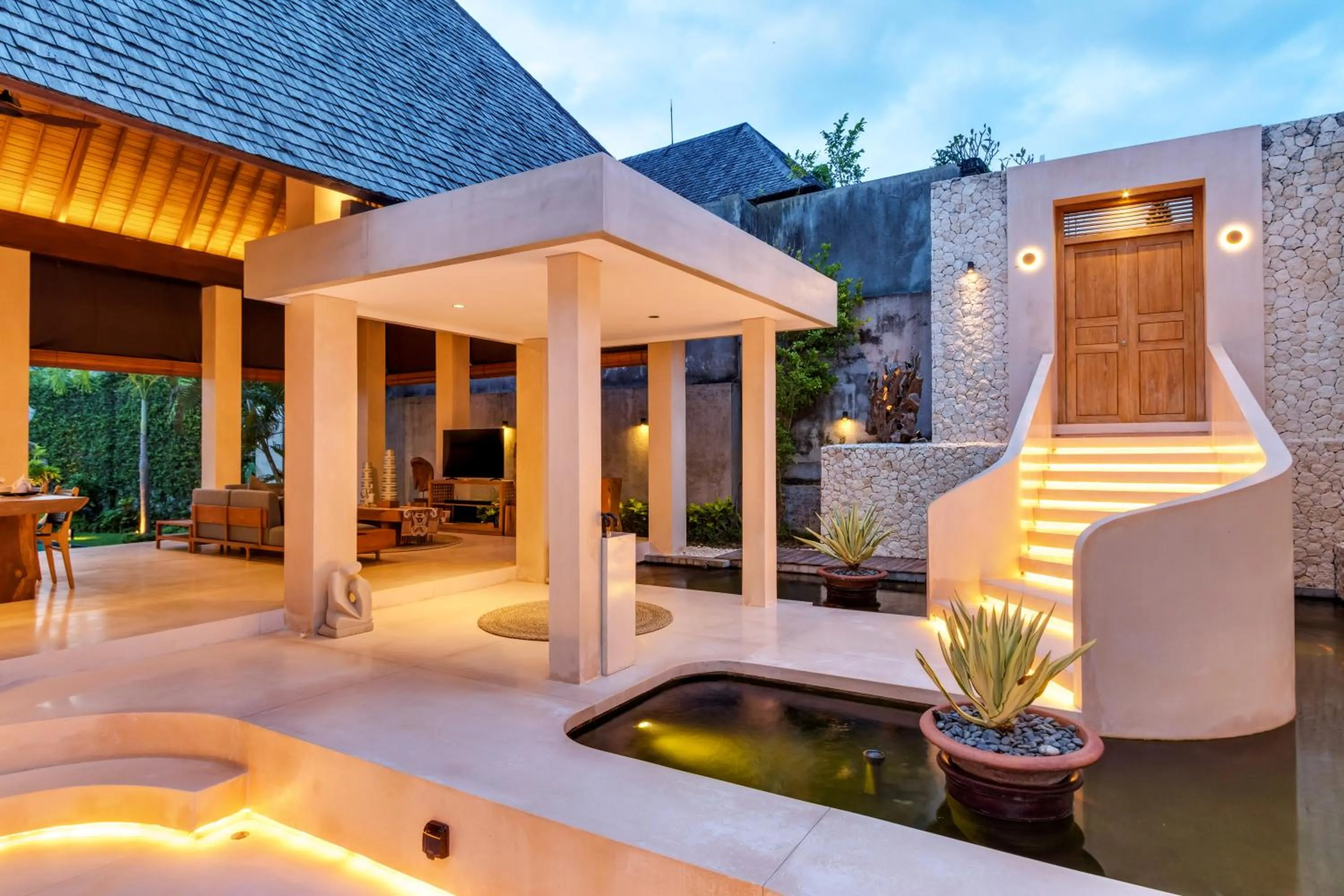 Facade/entrance in Navya Villas