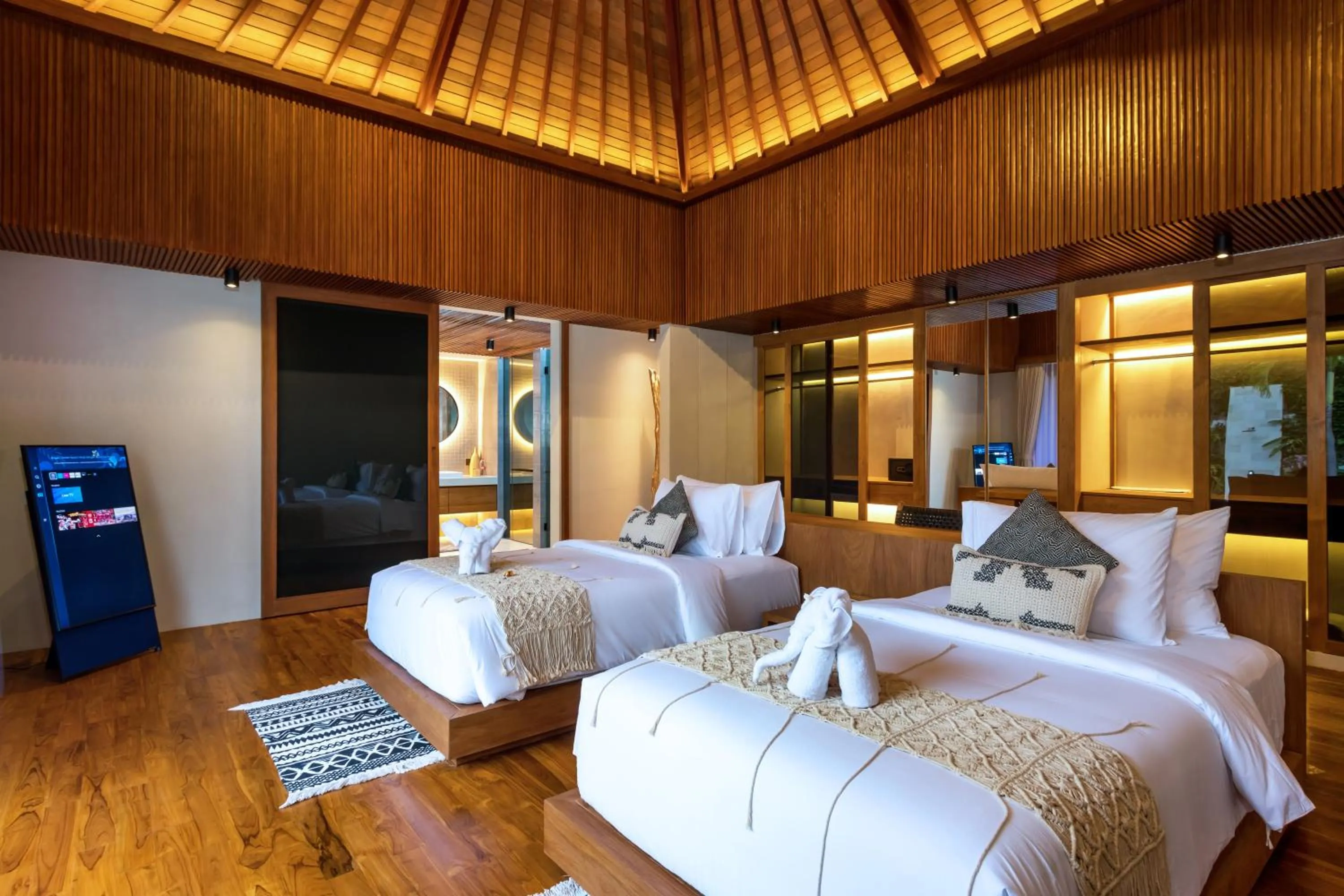 Bedroom, Bed in Navya Villas