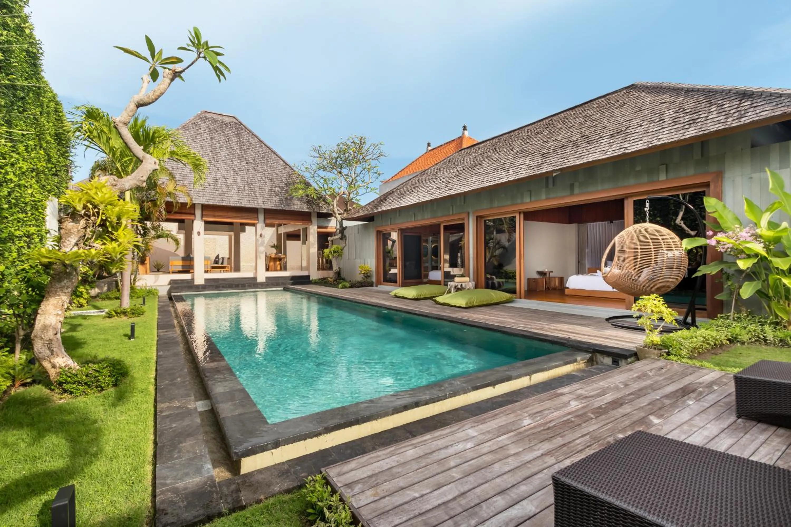 Swimming pool in Navya Villas