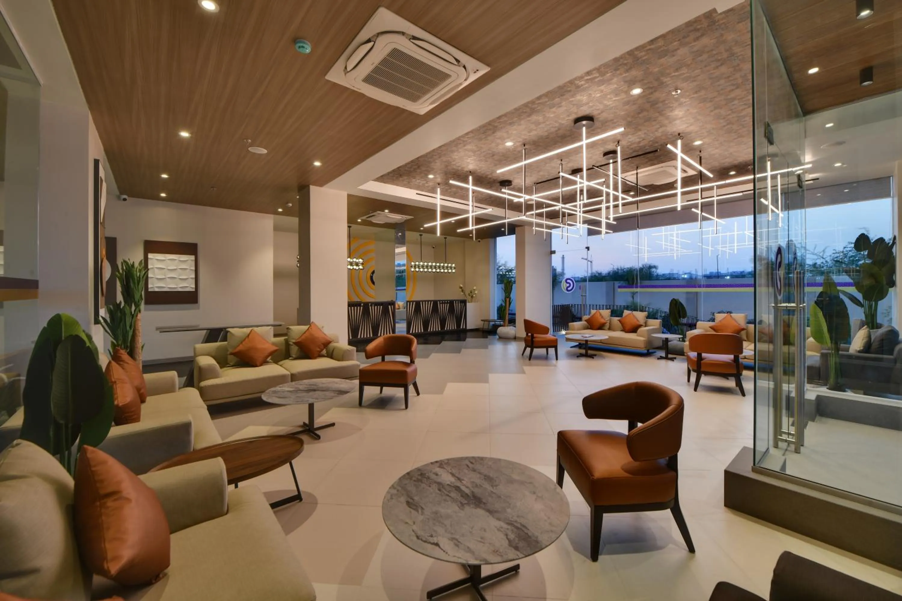 Property building in Click Hotel Pithampur