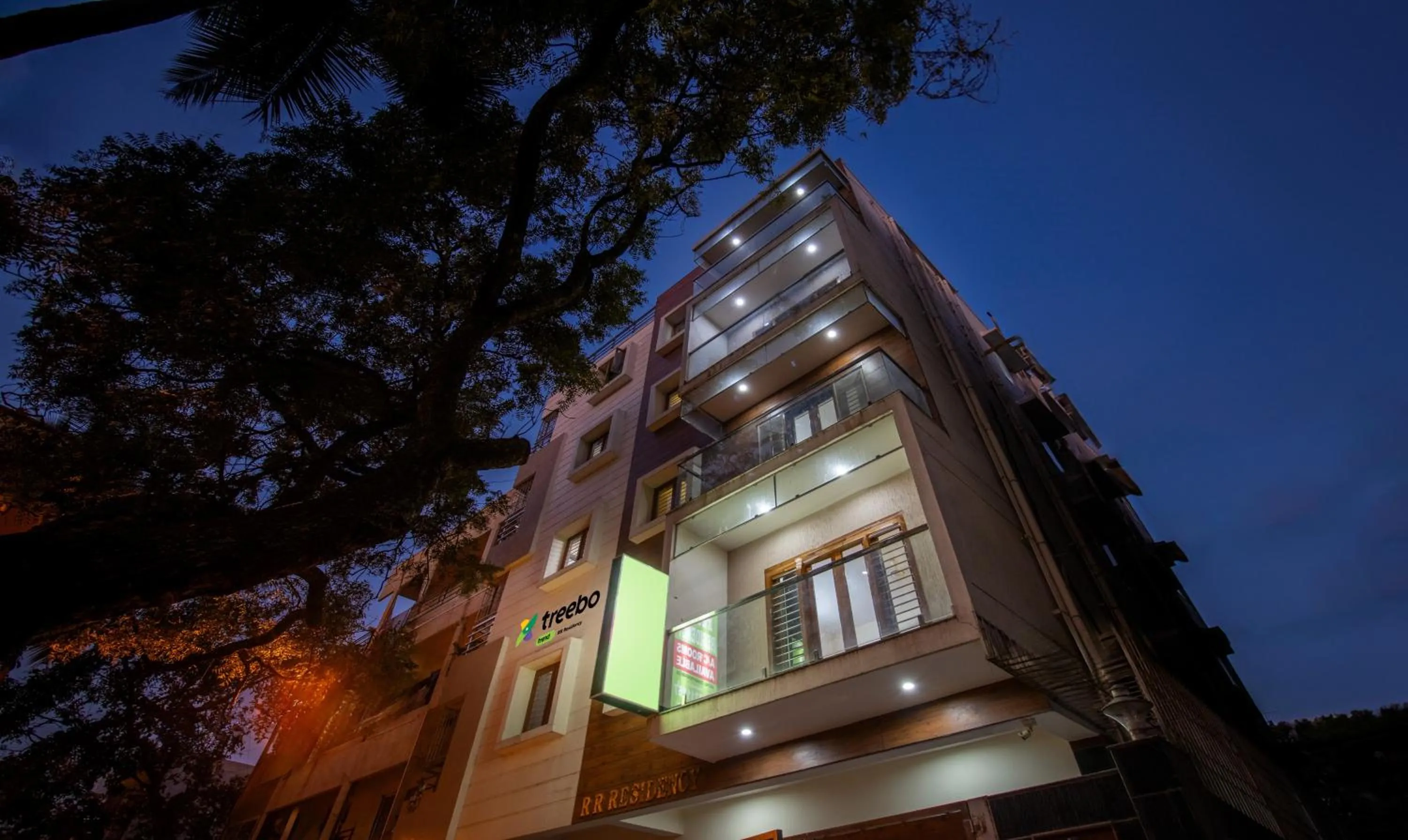 Facade/entrance in Treebo RR Residency, Sanjay Nagar