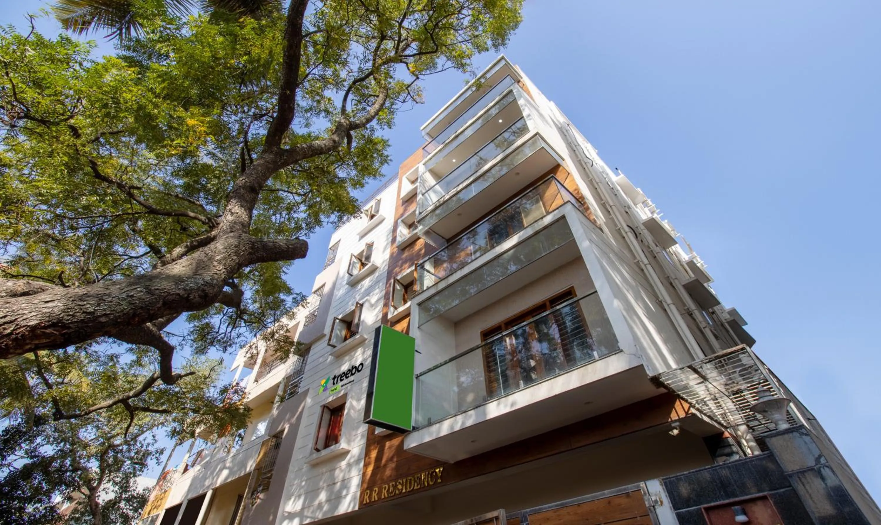 Facade/entrance in Treebo RR Residency, Sanjay Nagar