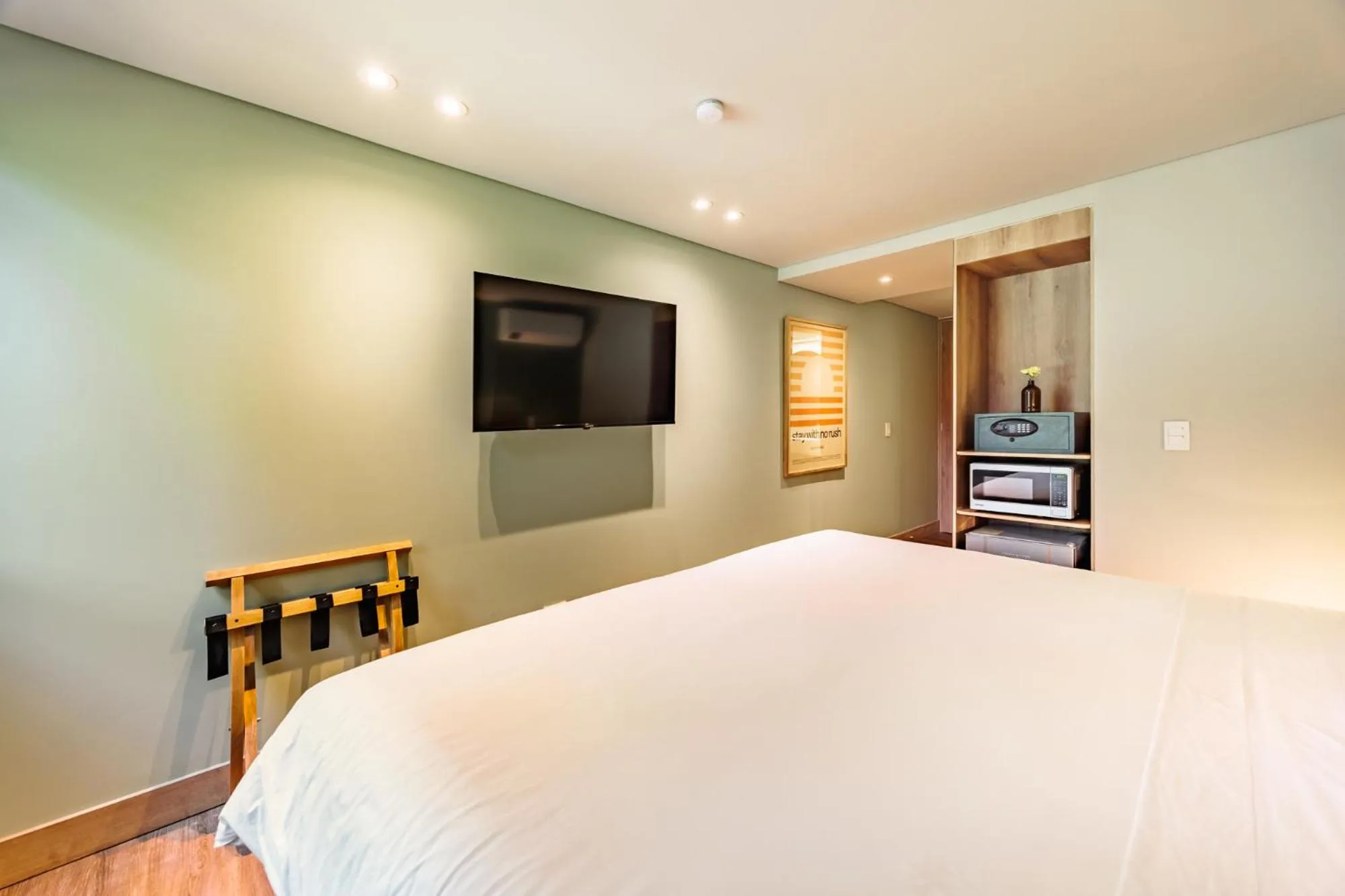 Bed in The Somos Central Hotel Poblado