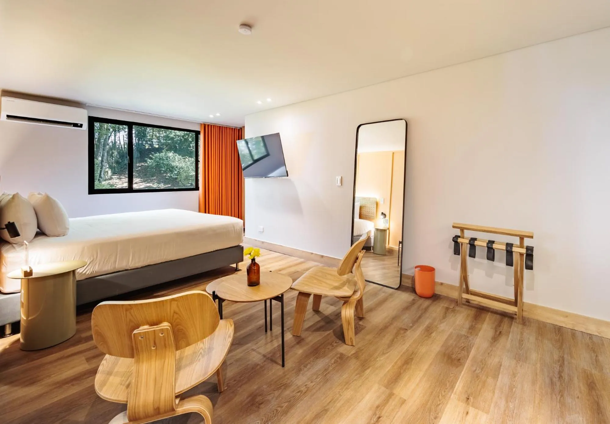 Bed in The Somos Central Hotel Poblado