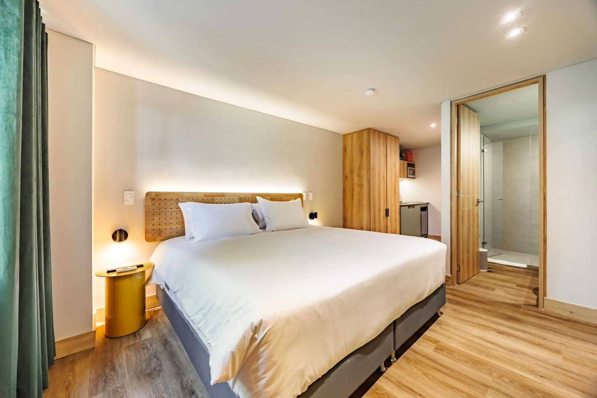 Bed in The Somos Central Hotel Poblado