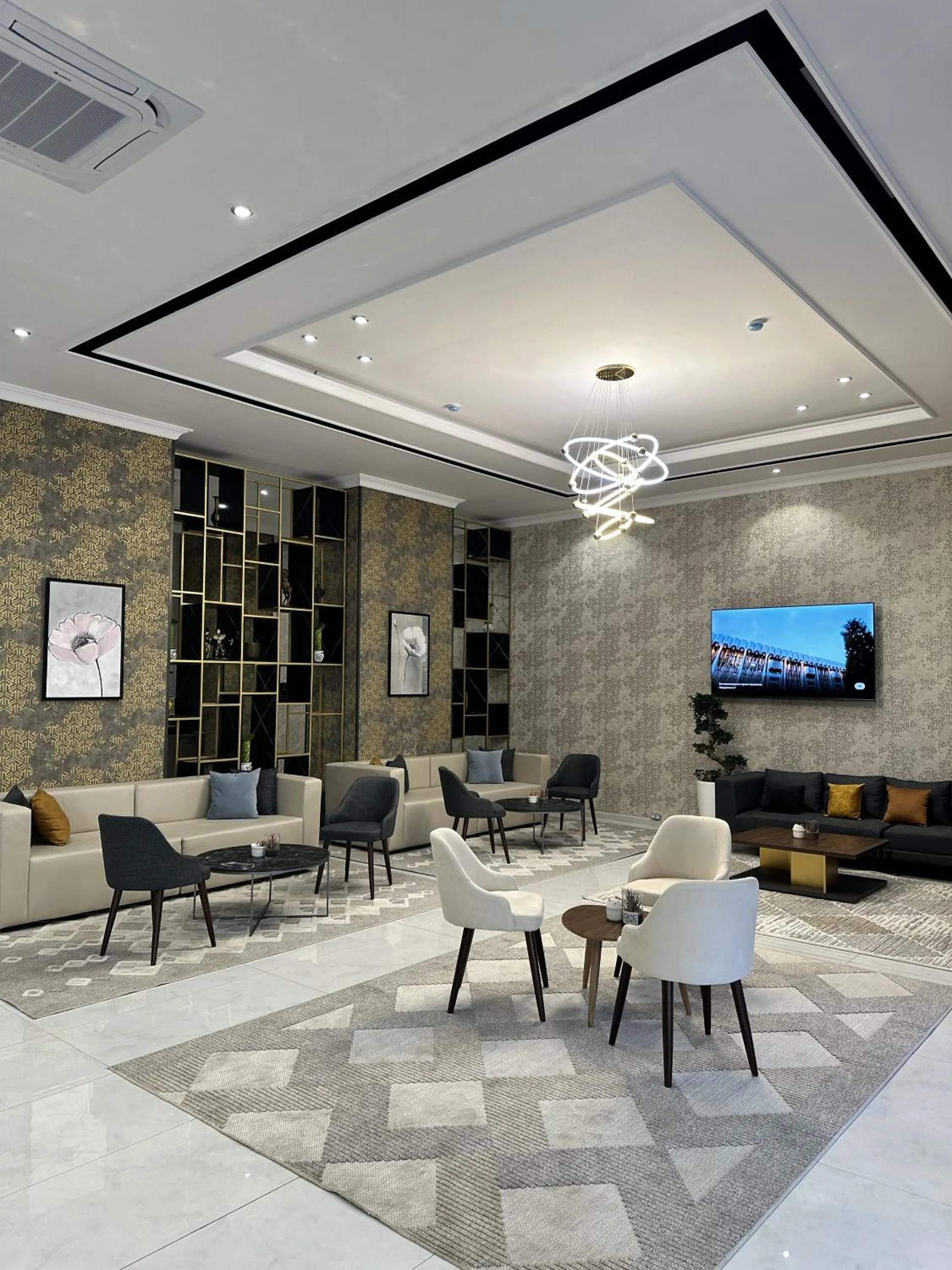 Seating area in The Tower Hotel Tashkent by HotelPro Group