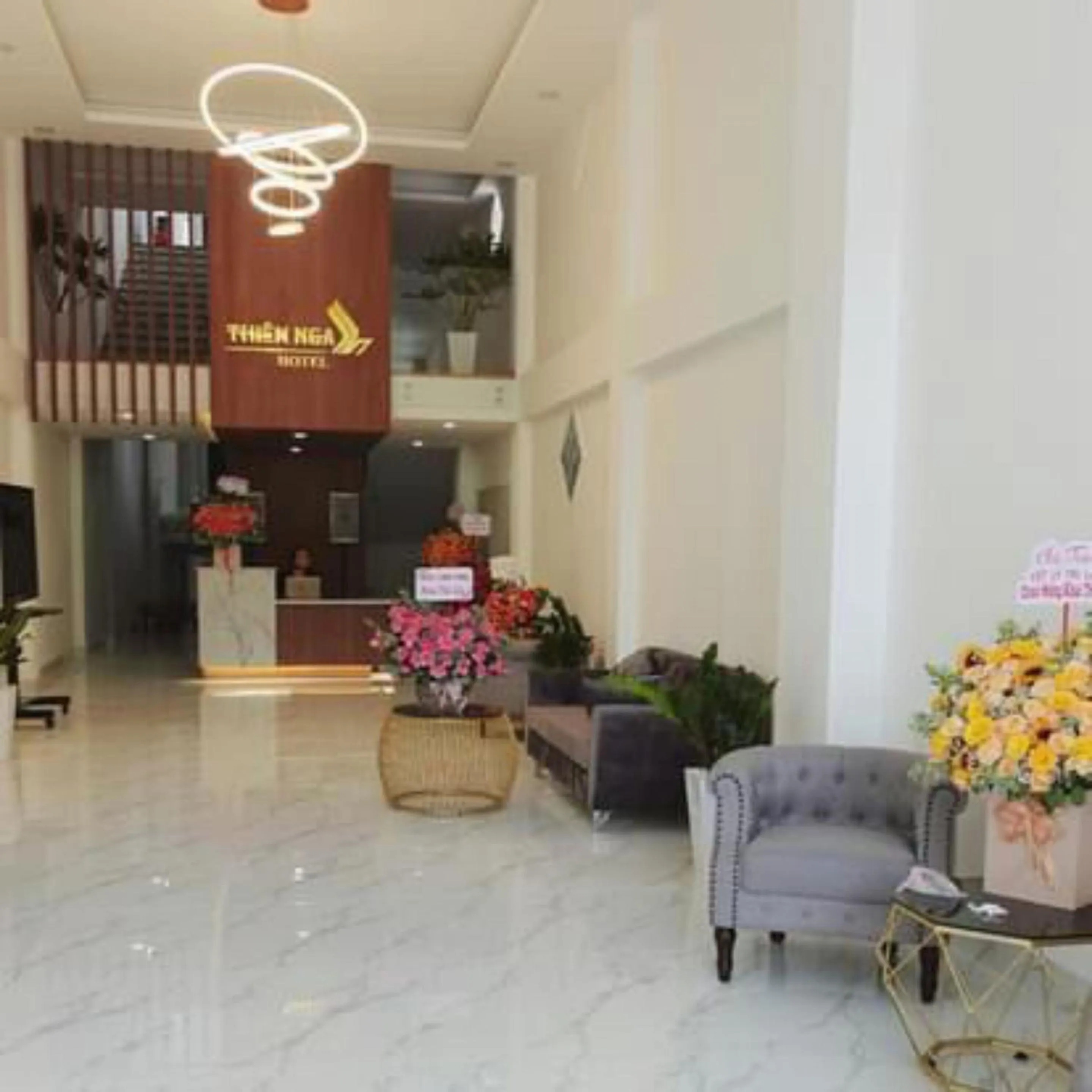 Lobby or reception in THIÊN NGA HOTEL