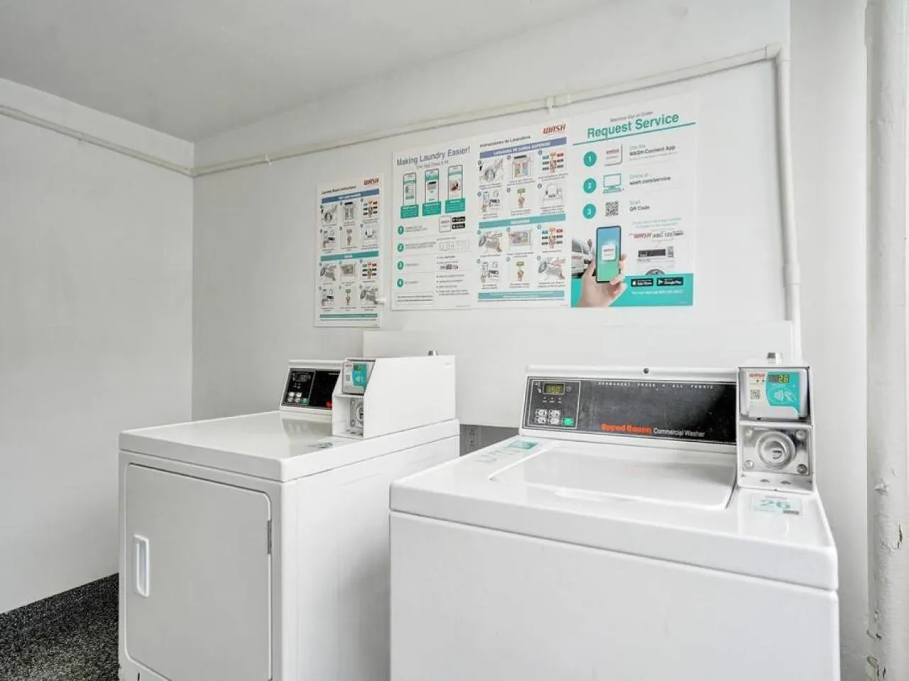 washing machine in Amazing Ocean View Condo Beach Service 1111