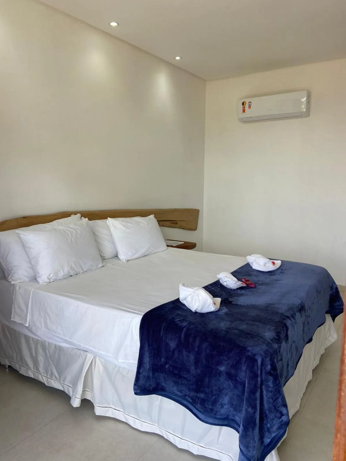 Bed in Pousada Canouan