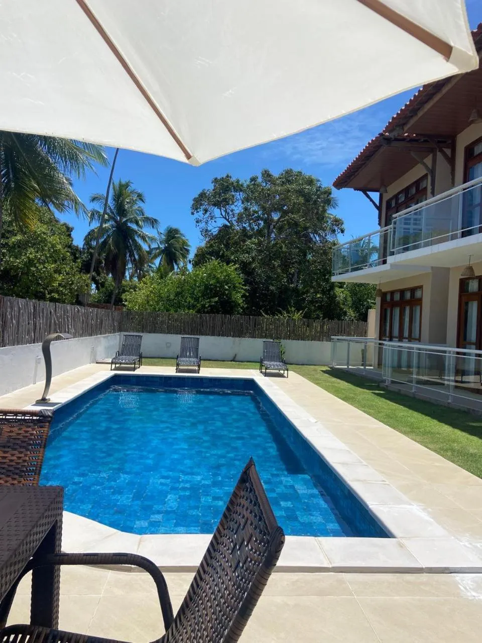 Swimming pool in Pousada Canouan