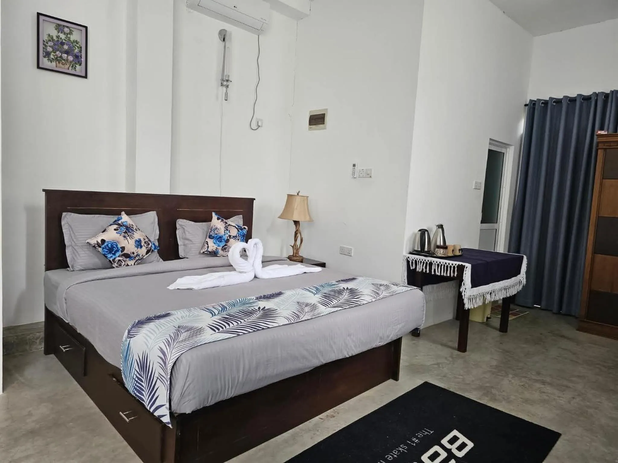 Bed in Ellakanda Nature Villa