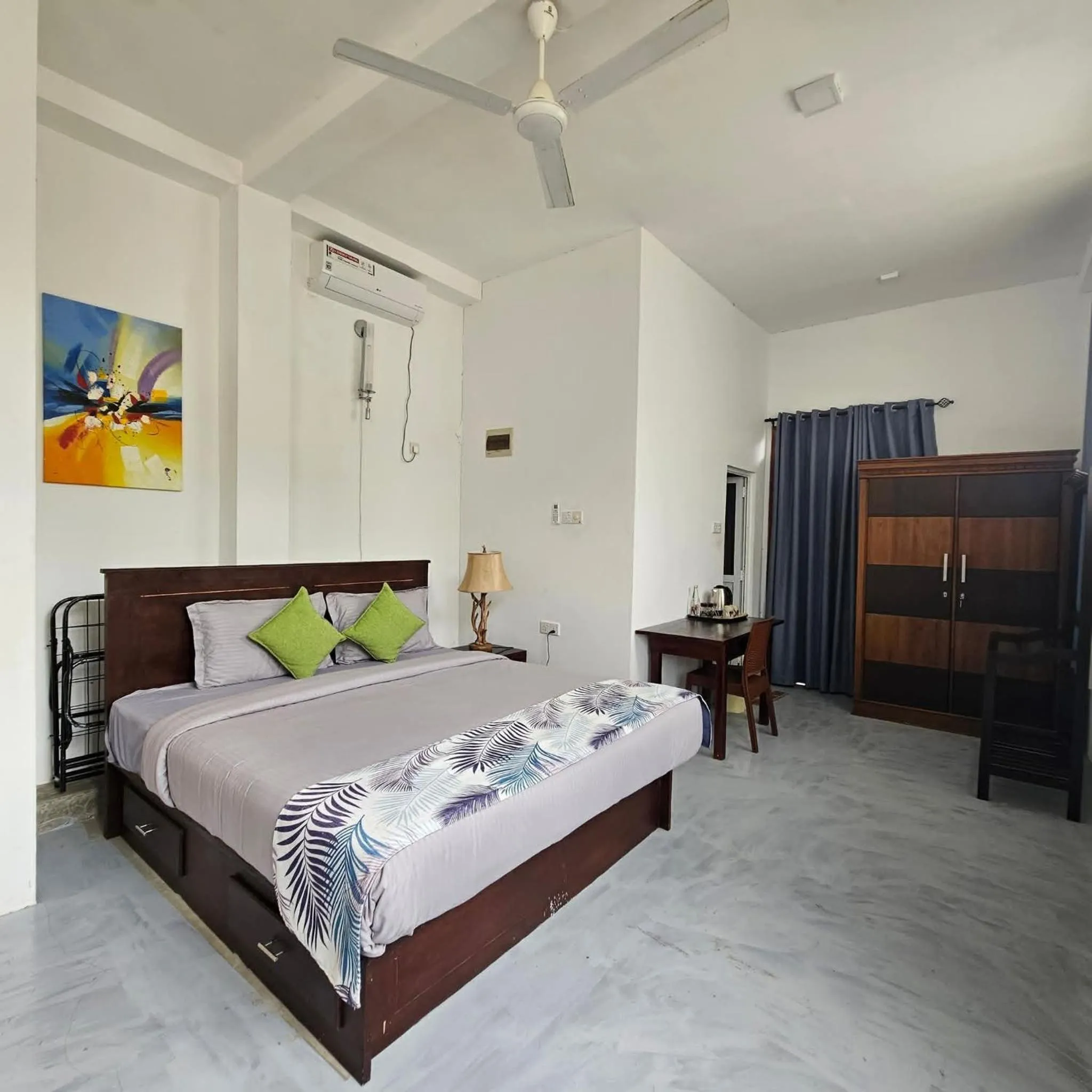 Bed in Ellakanda Nature Villa