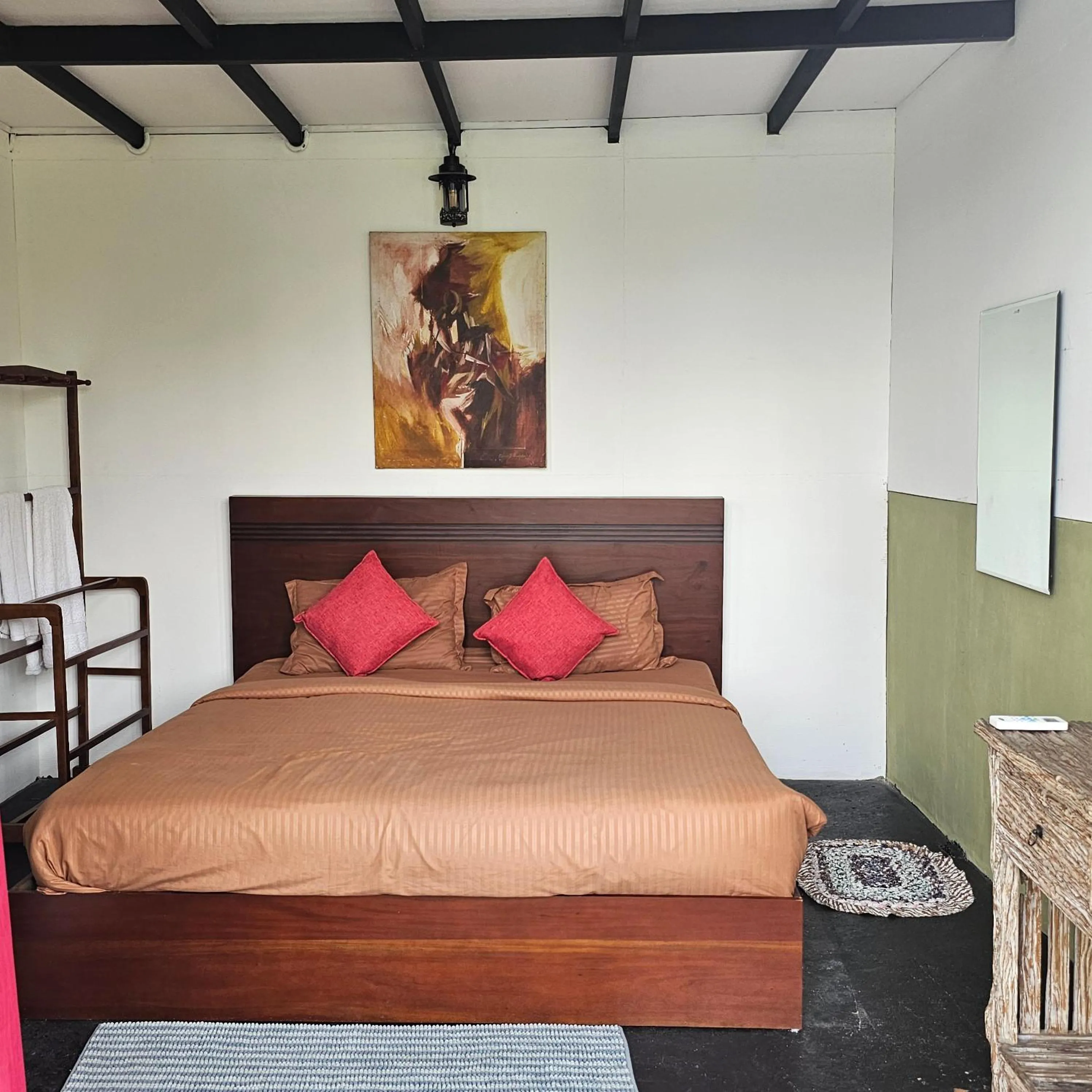 Bed in Ellakanda Nature Villa