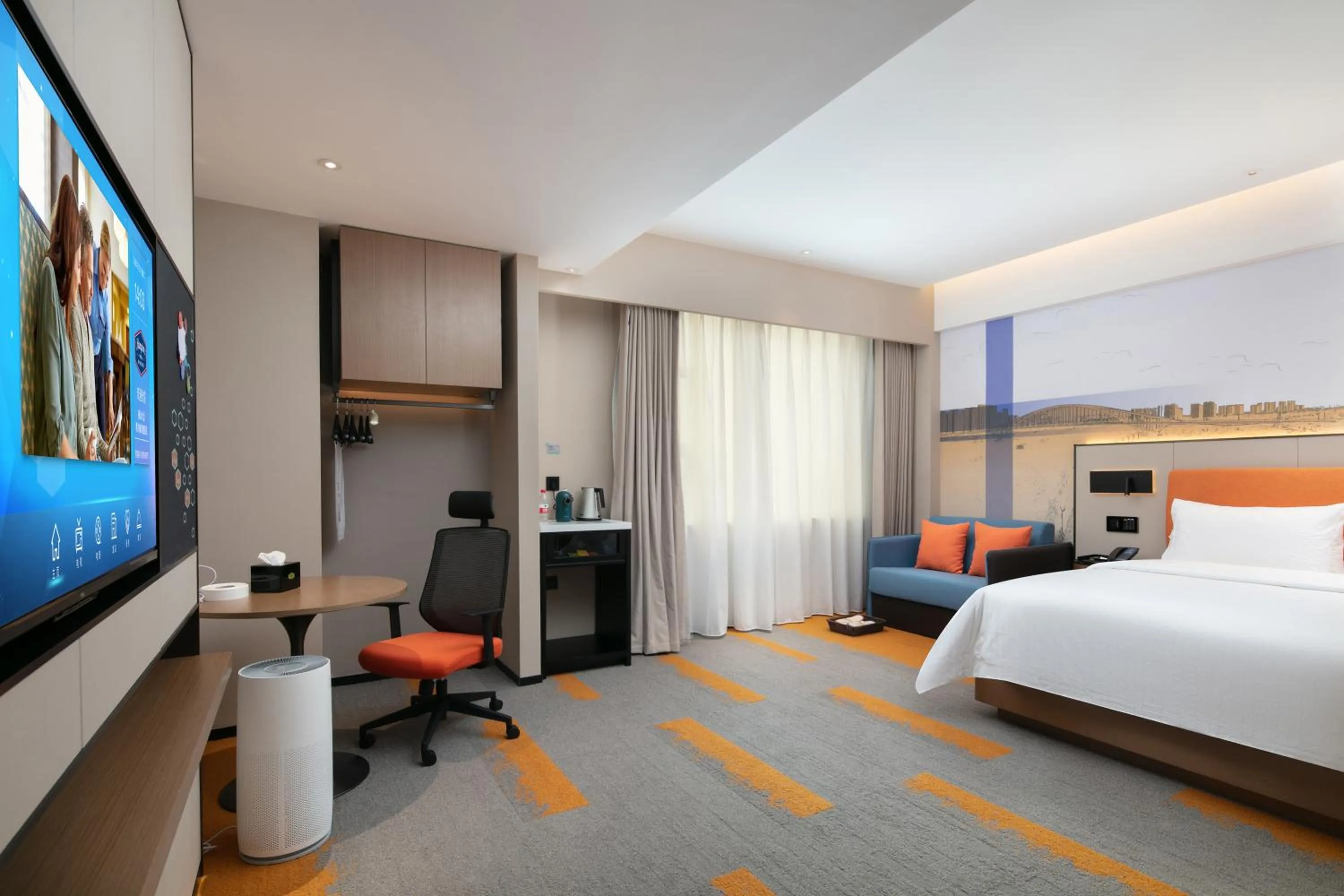 Bed in Hampton by Hilton Foshan Dali