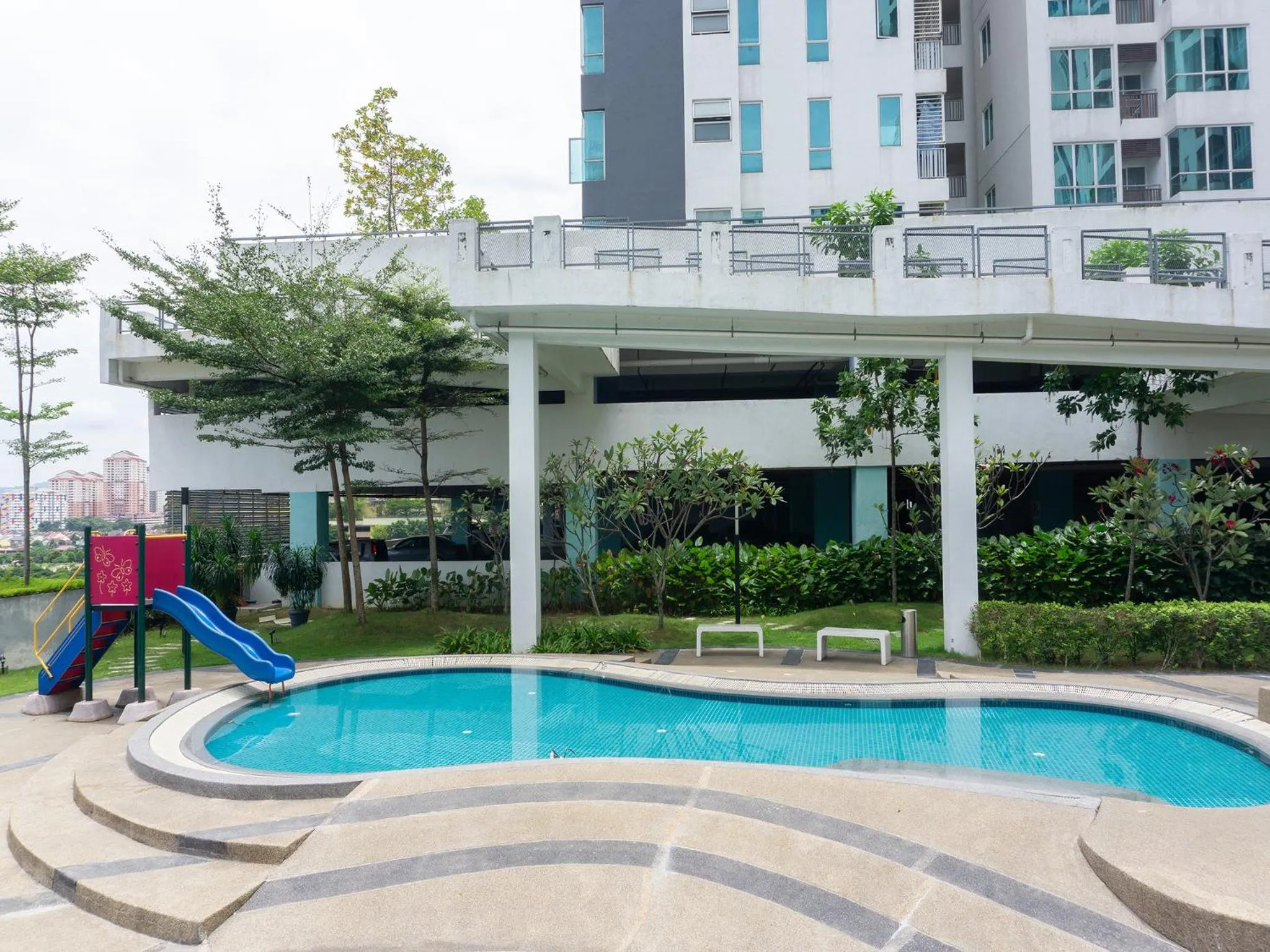 Swimming pool in Setapak Central Studio Suites by Manhattan Group
