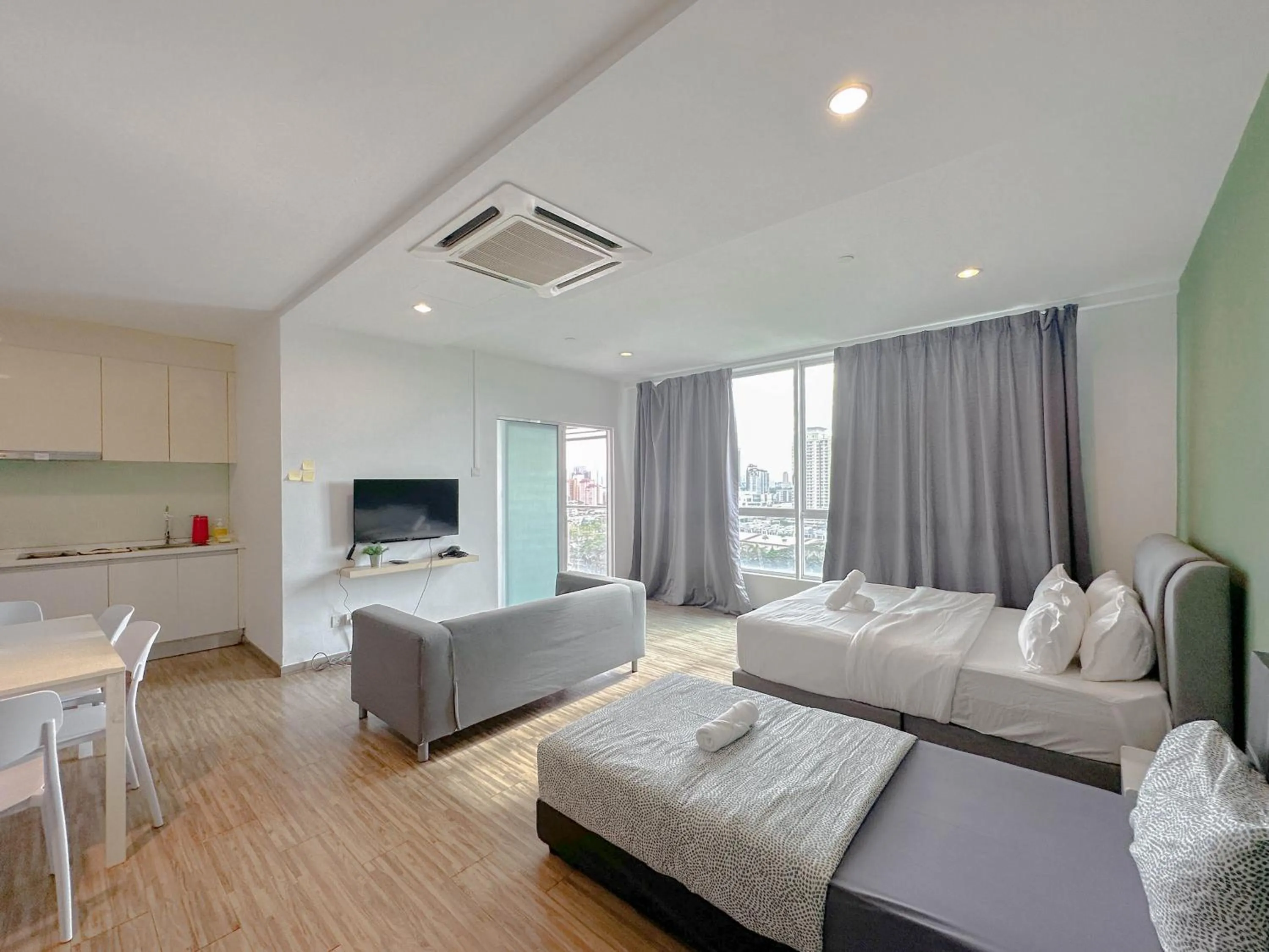Bedroom, Bed in Setapak Central Studio Suites by Manhattan Group