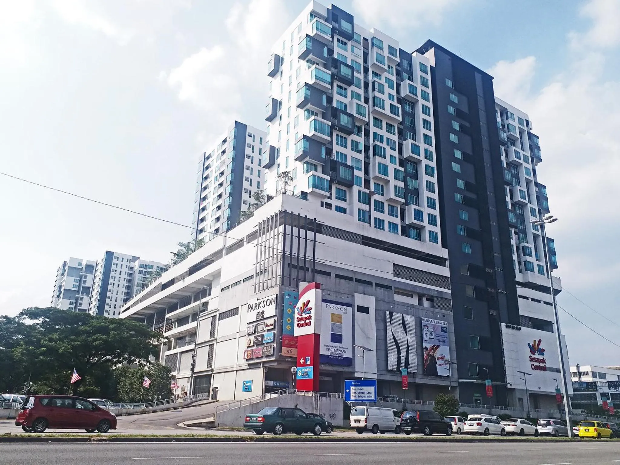 Property building in Setapak Central Studio Suites by Manhattan Group