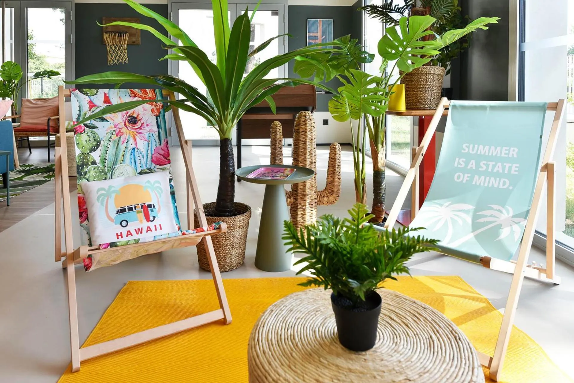 Decorative detail in Appart'hôtel Toulouse Zénith