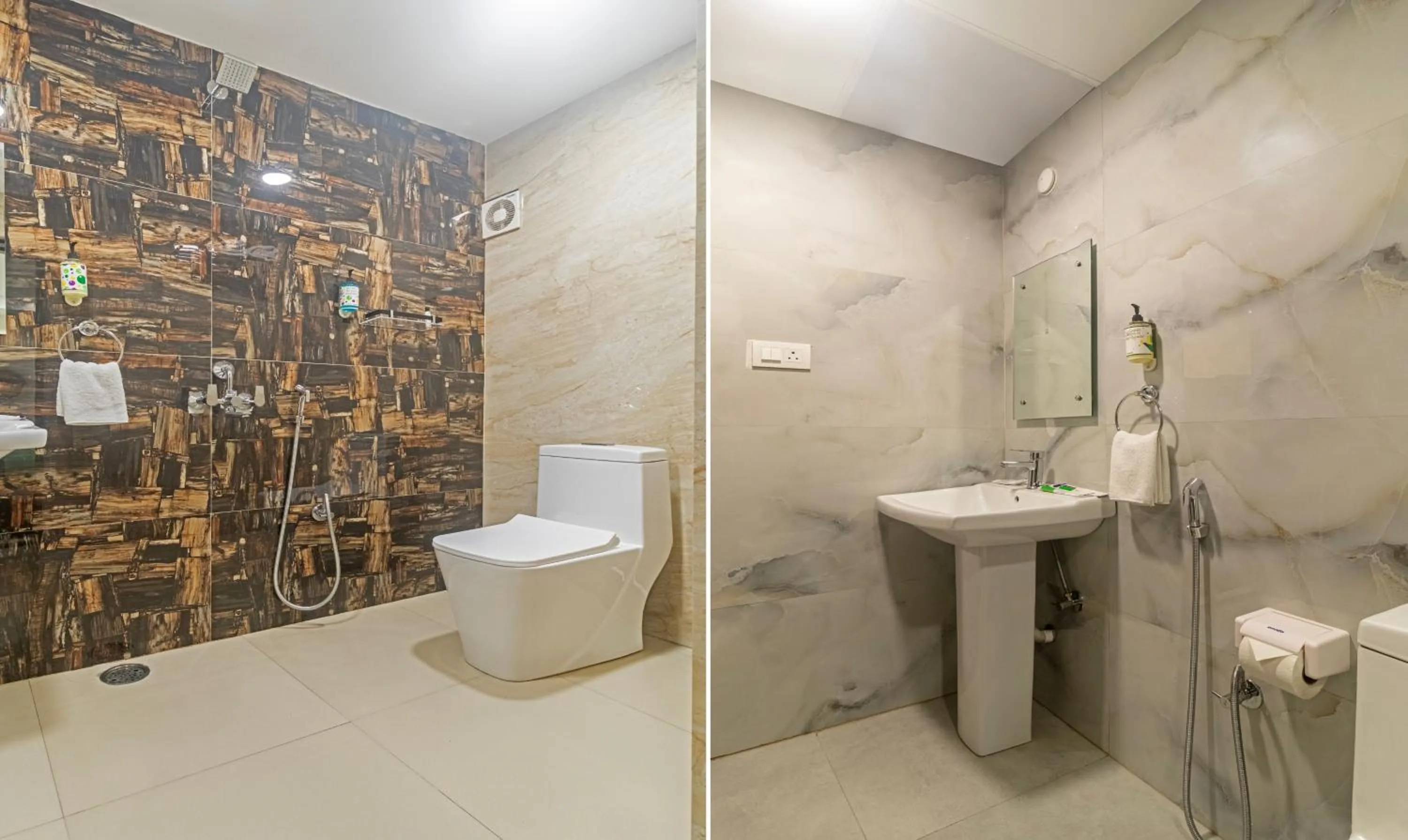 Bathroom in Treebo Address Inn Jubilee Hills