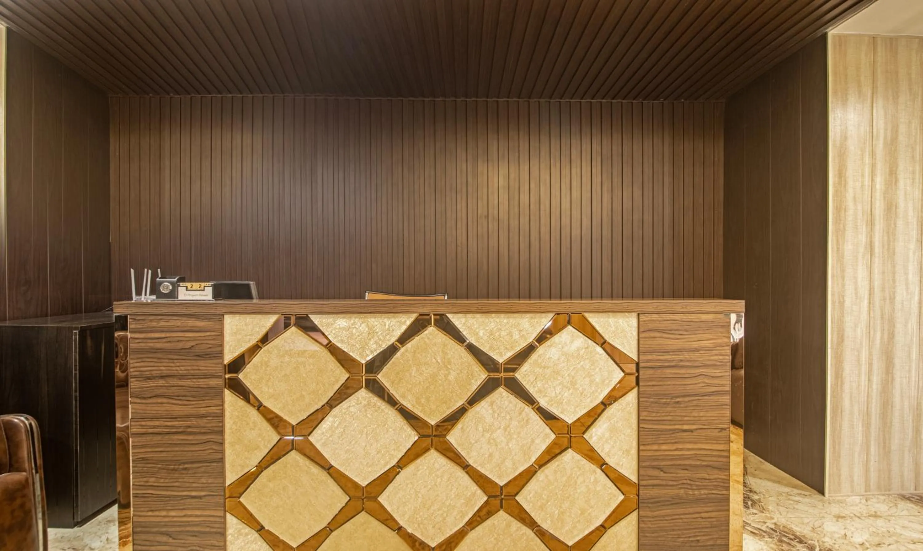 Lobby or reception in Treebo Address Inn Jubilee Hills