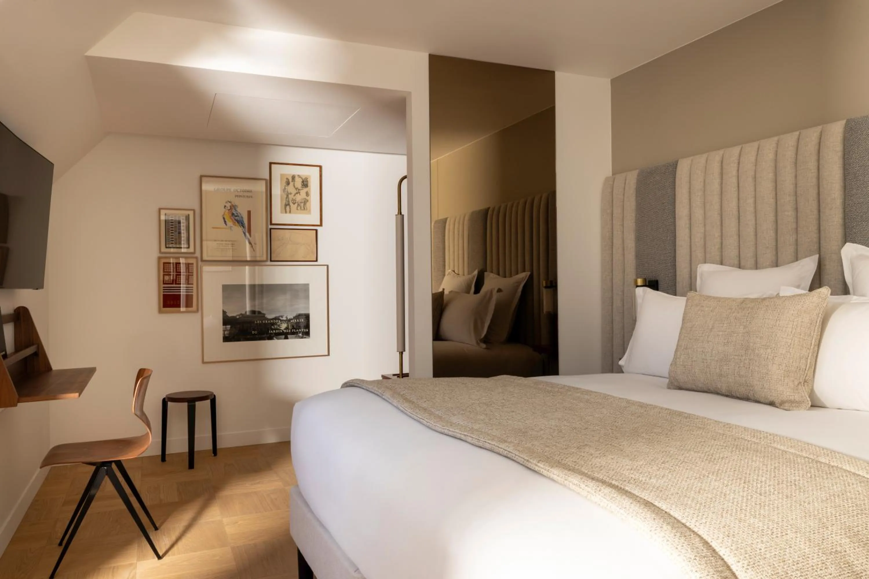 Bed in Hôtel Pilgrim