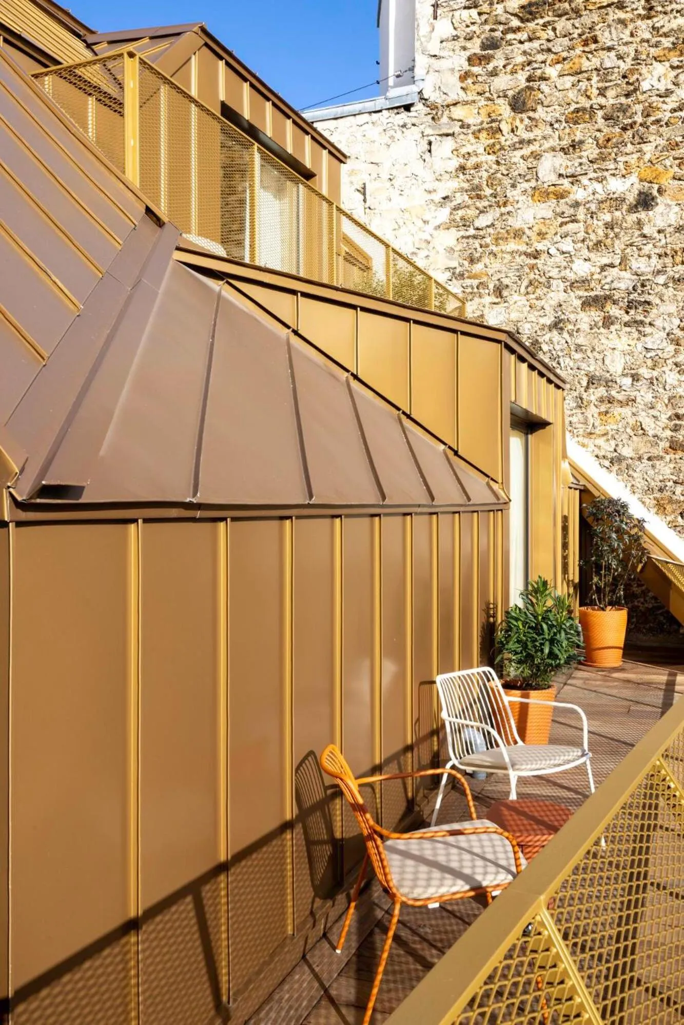 Balcony/Terrace in Hôtel Pilgrim