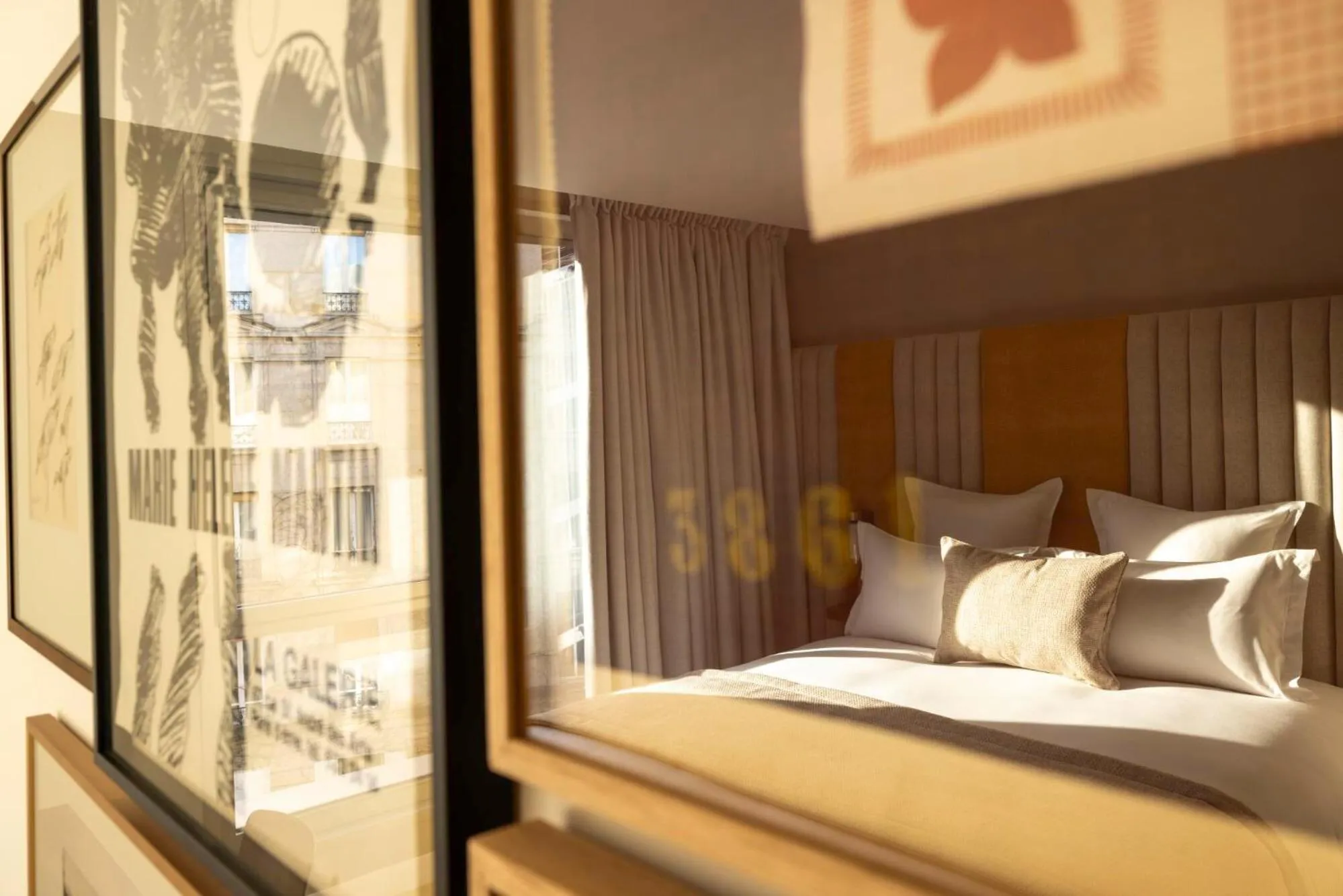 Bed in Hôtel Pilgrim