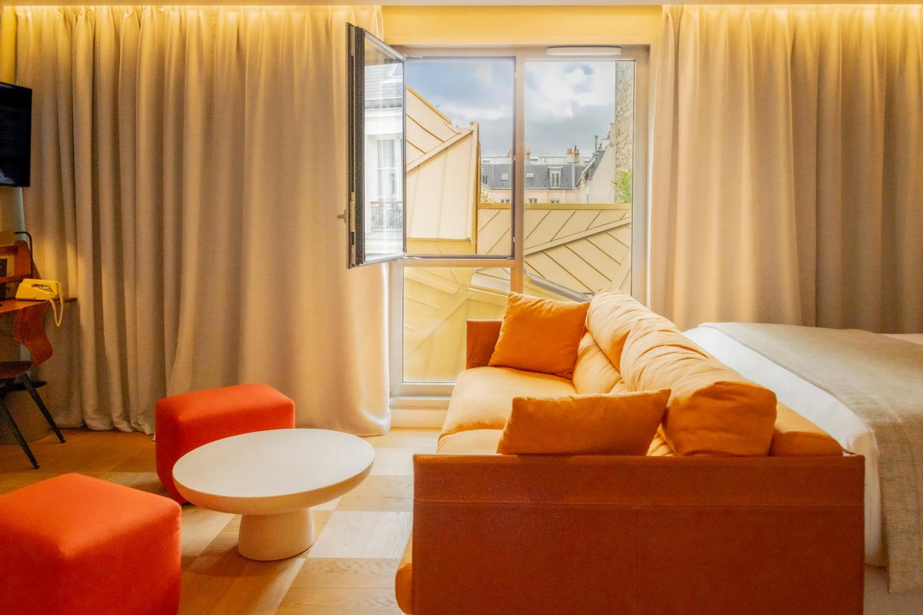 Bed in Hôtel Pilgrim