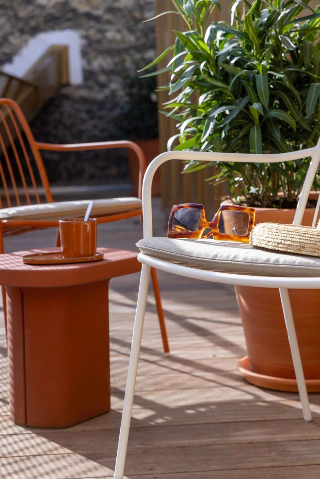 Balcony/Terrace in Hôtel Pilgrim