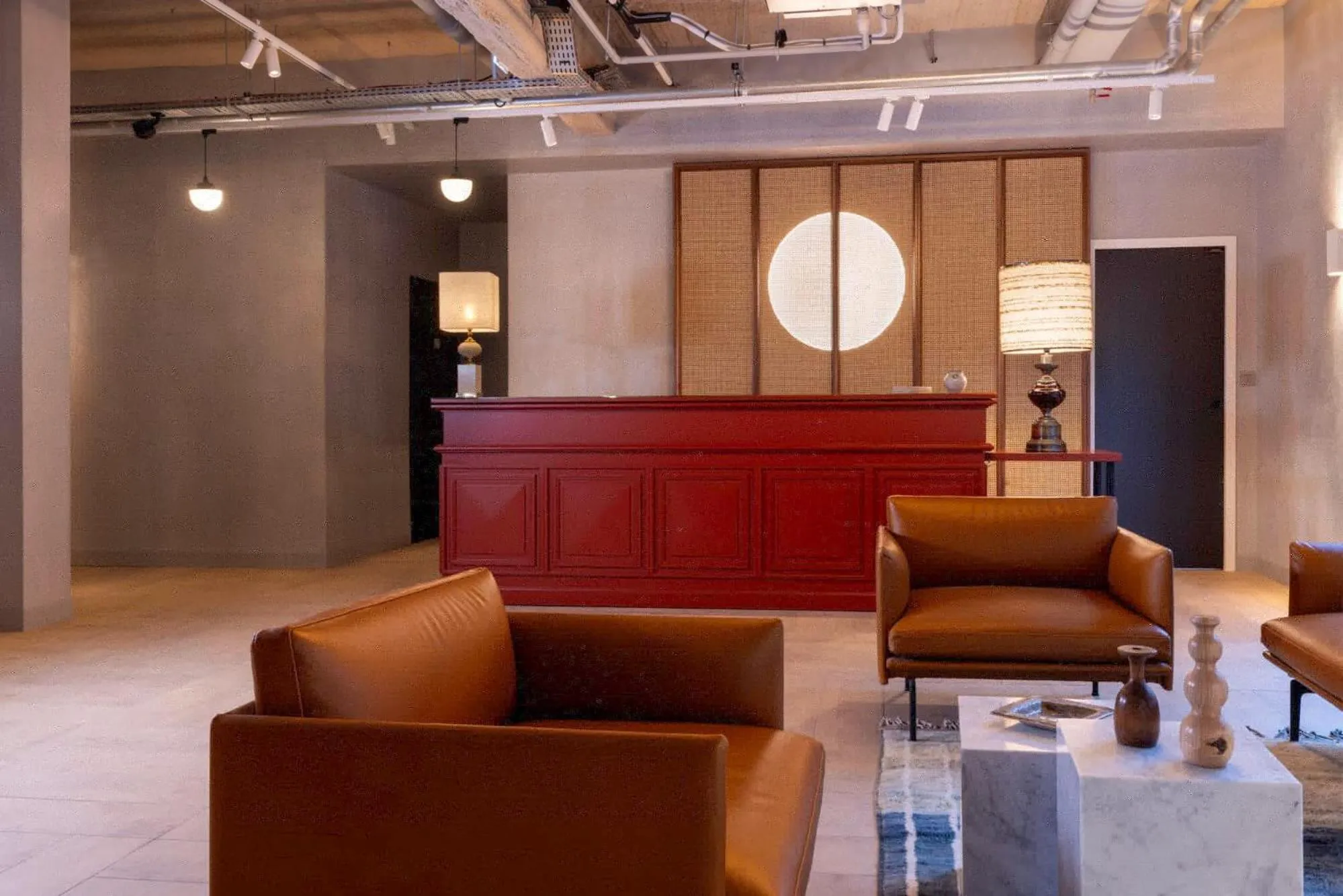 Lobby or reception in Hôtel Pilgrim