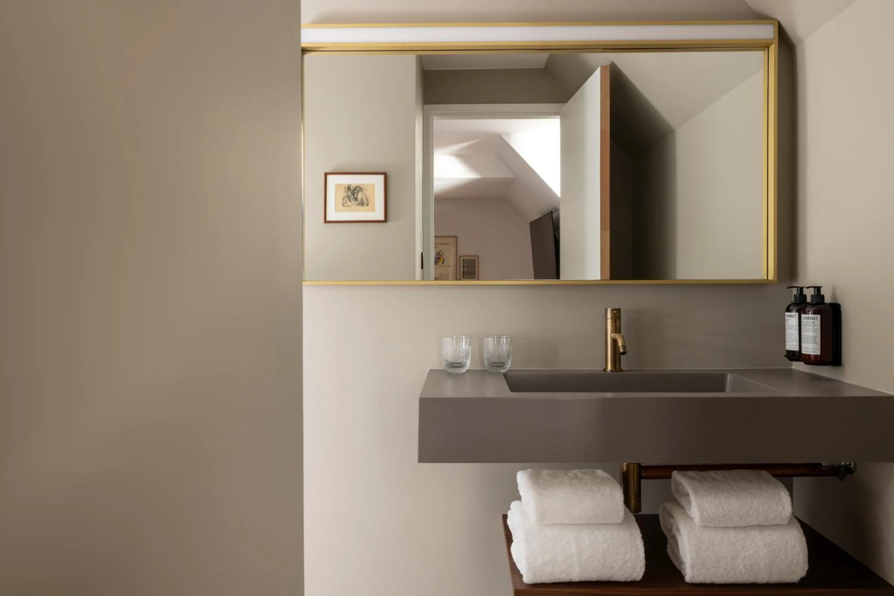 Bathroom in Hôtel Pilgrim