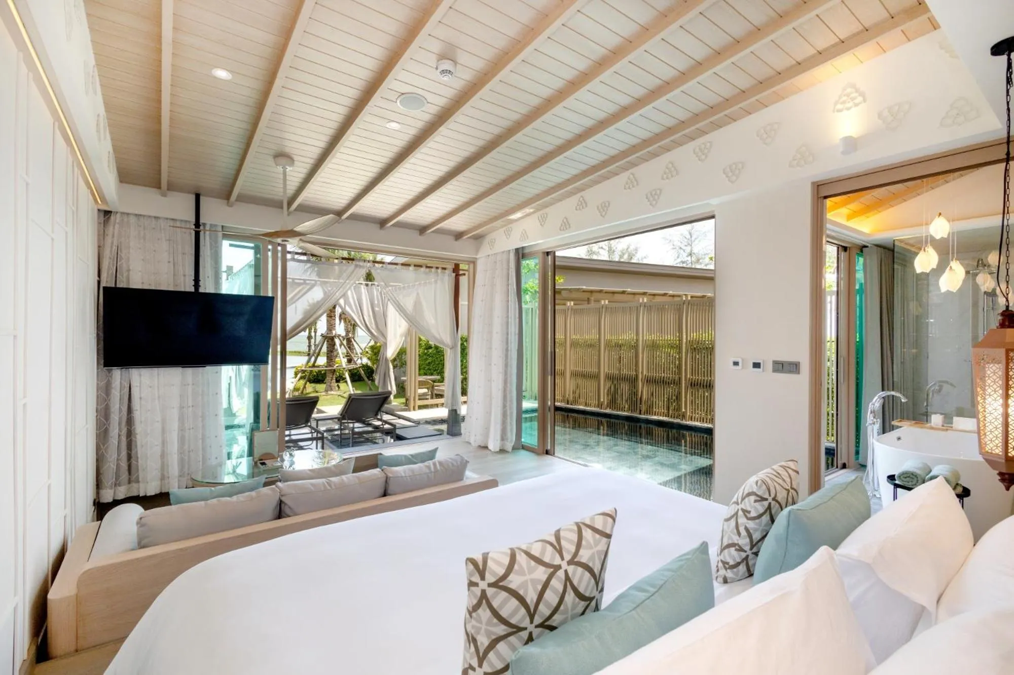 Bed in The Little Shore Khao Lak by Katathani