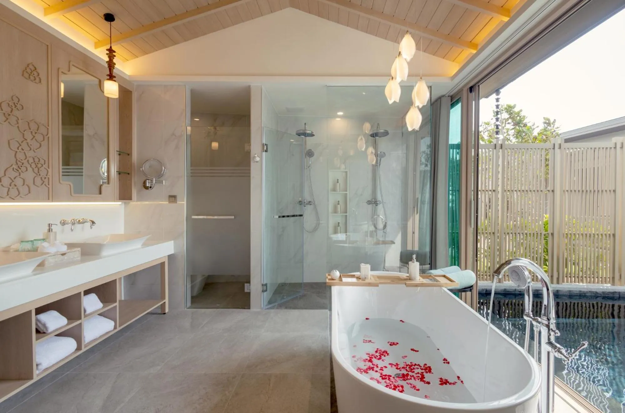 Bathroom in The Little Shore Khao Lak by Katathani