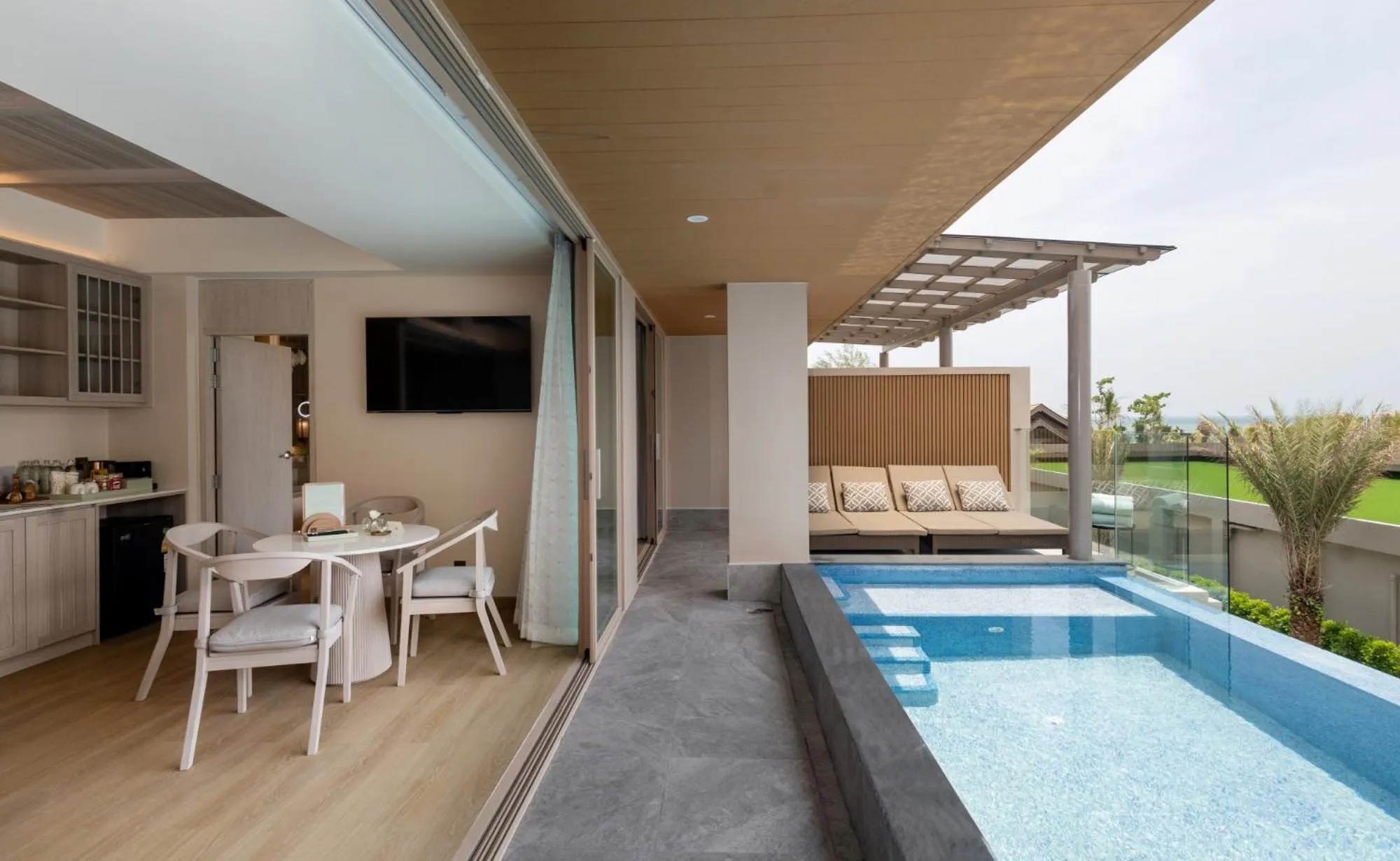 Balcony/Terrace in The Little Shore Khao Lak by Katathani