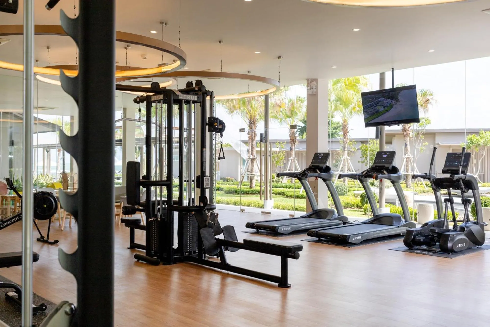Fitness centre/facilities in The Little Shore Khao Lak by Katathani