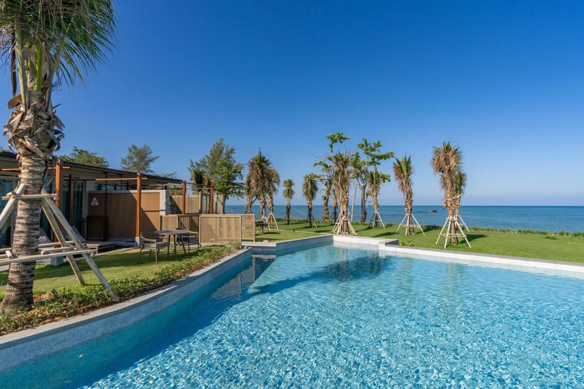 Pool view in The Little Shore Khao Lak by Katathani