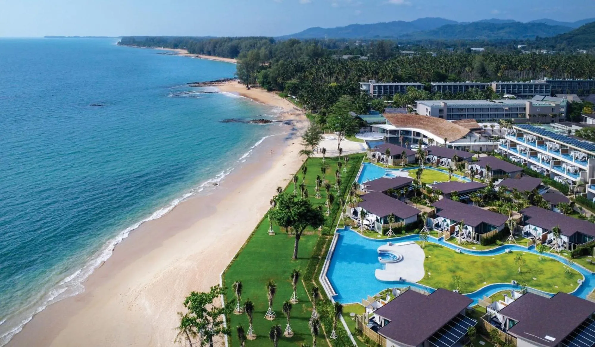 Bird's eye view in The Little Shore Khao Lak by Katathani